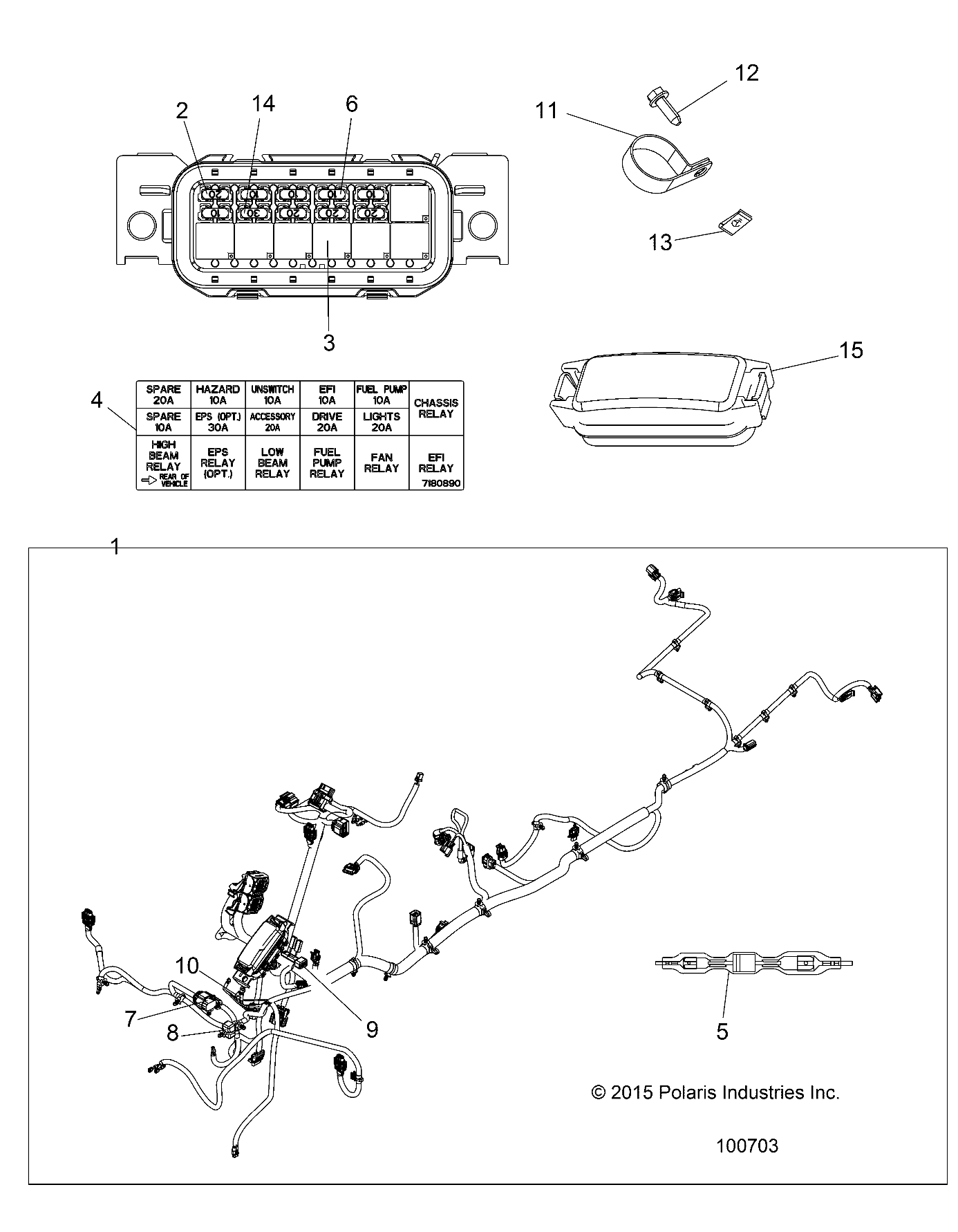 ELECTRICAL, HARNESS - A18SUE57N5 (100703)