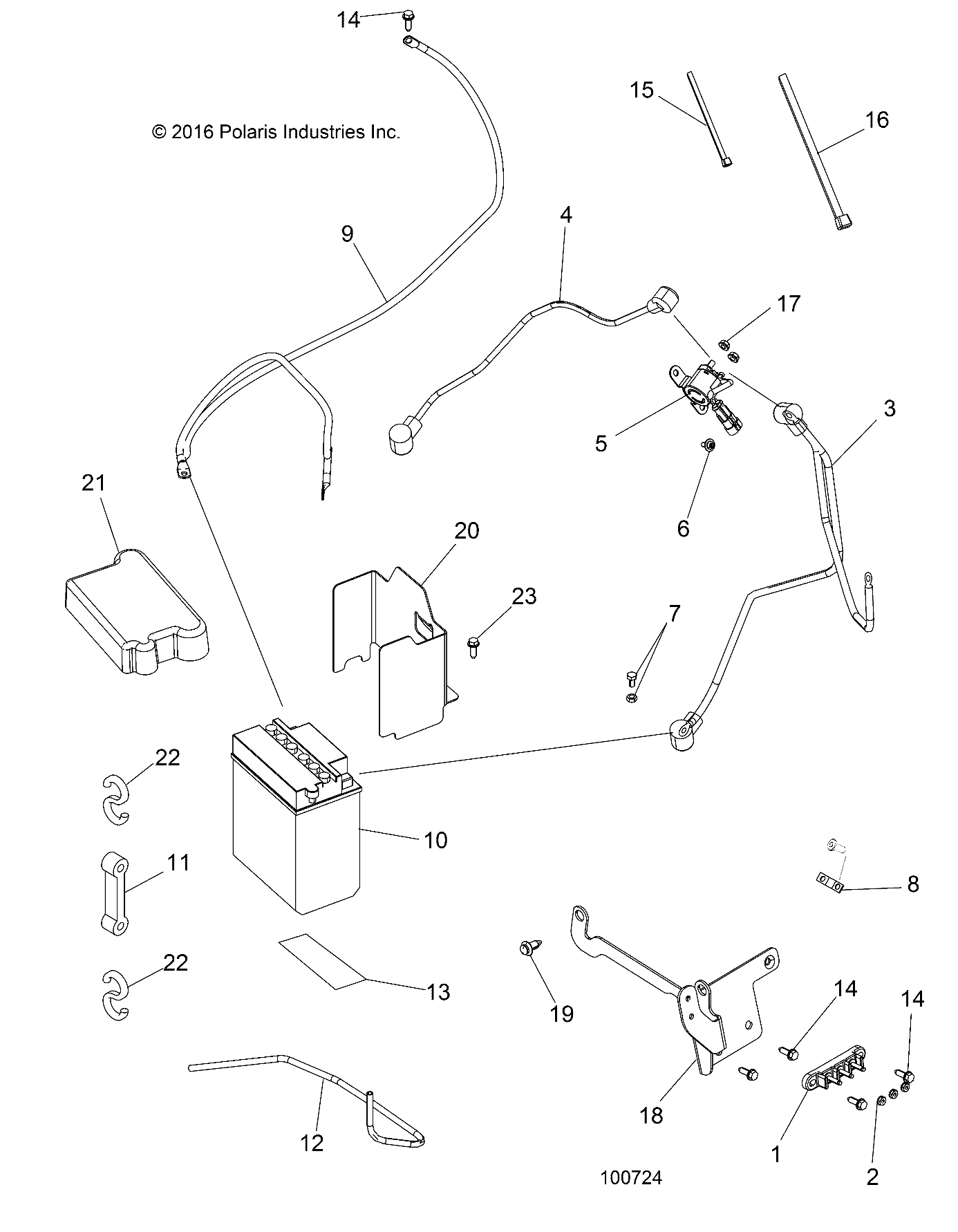 ELECTRICAL, BATTERY - A18SWS57C1/C2/E2 (100724)