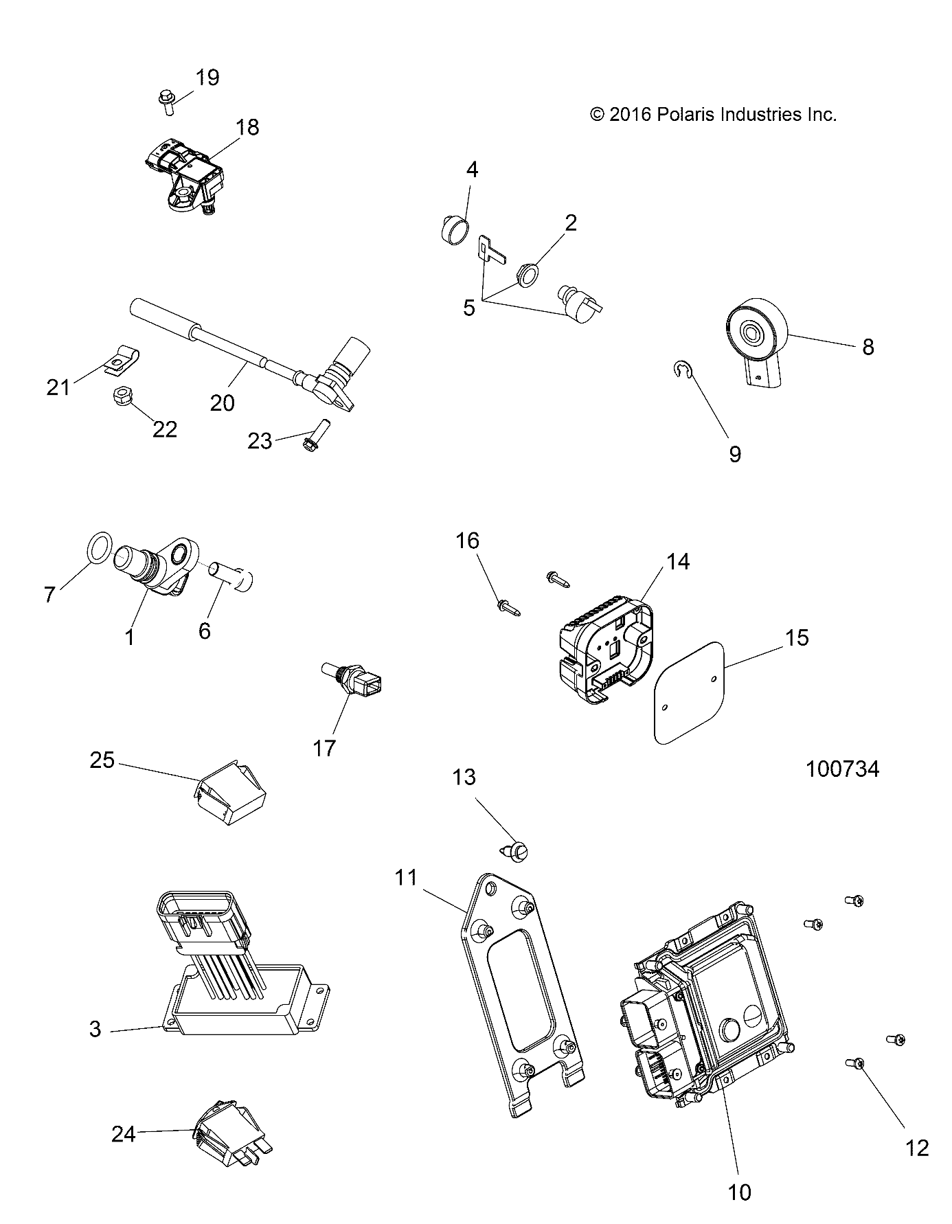 ELECTRICAL, SWITCHES, SENSORS and ECM - A17SDS57C2/E2