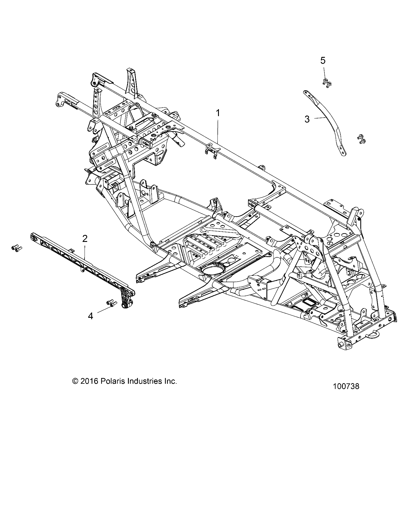 CHASSIS, MAIN FRAME - A18SXS95CC/CR/EC/ER (100738)