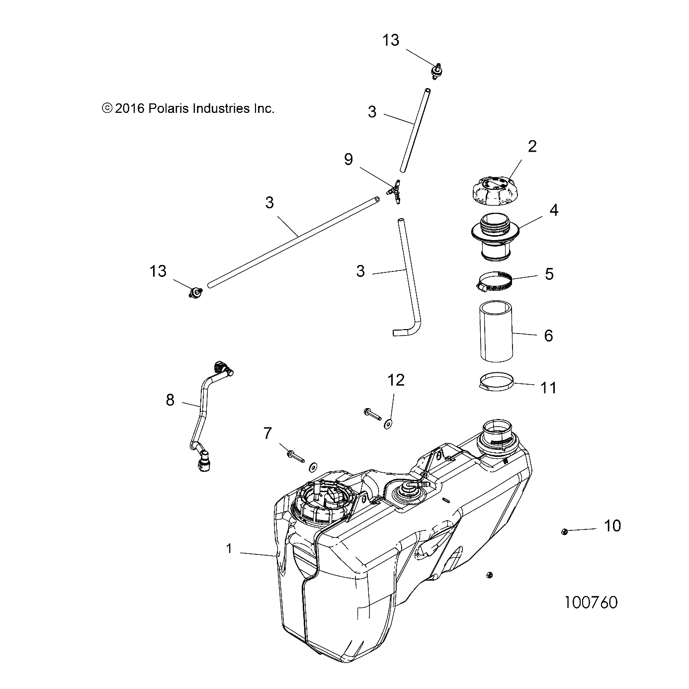 BODY, FUEL TANK - A17SXE95NL (100760)