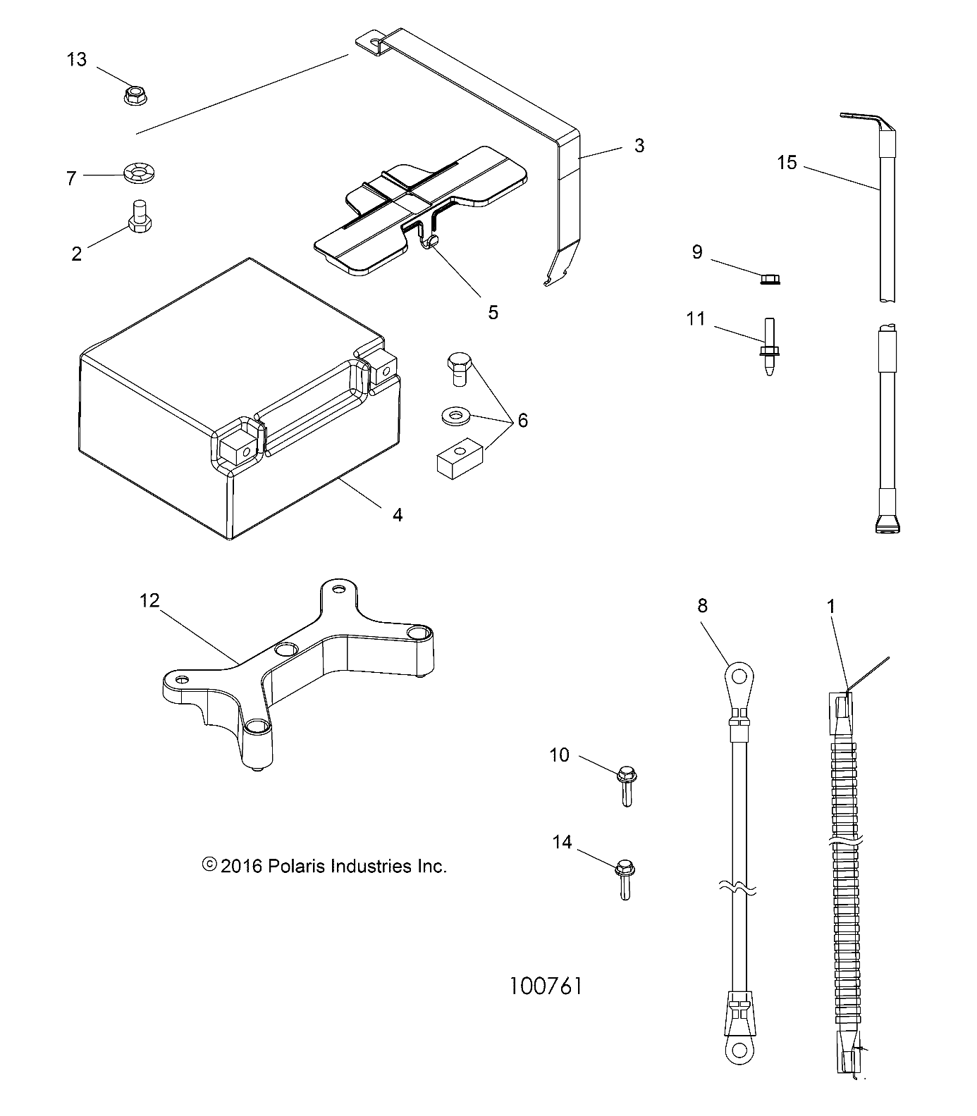 ELECTRICAL, BATTERY - A18SXS95CC/CR/EC/ER (100761)