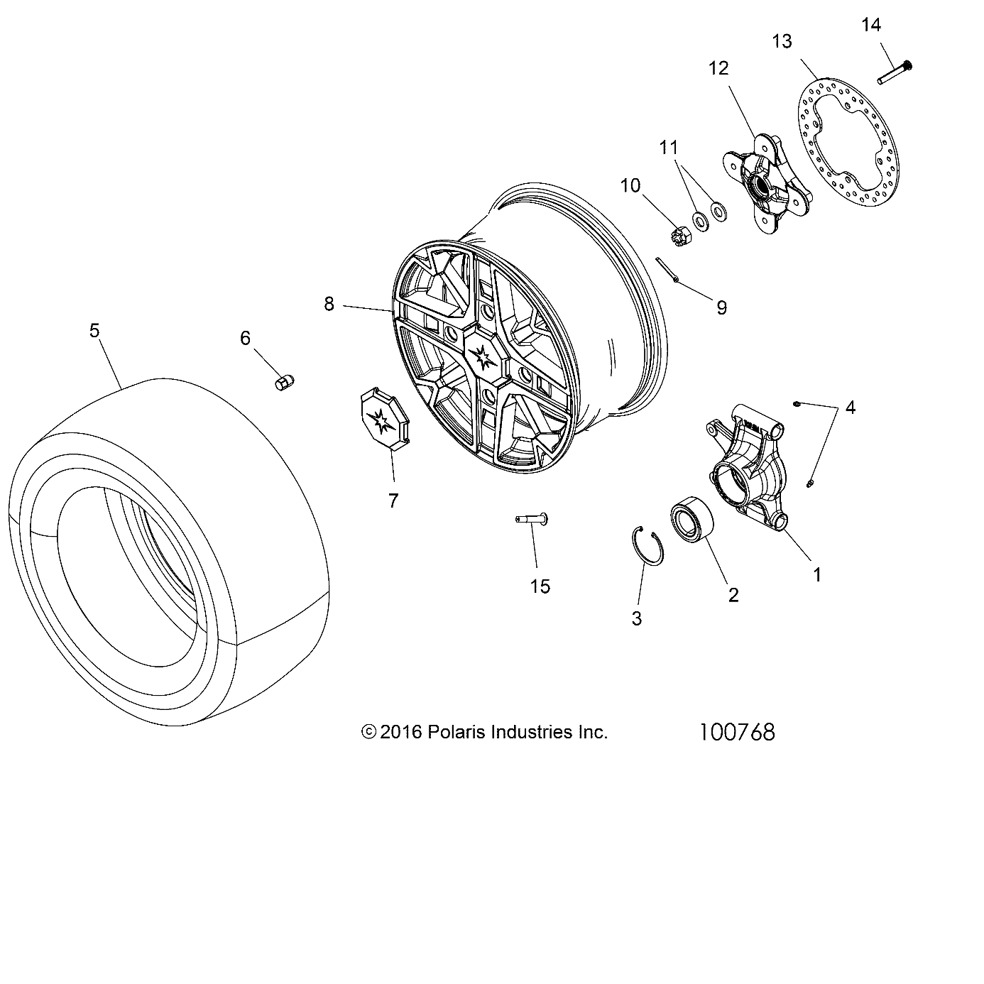 WHEELS, REAR and HUB - A17SXE85AB/AM/AS/A9 (100768)