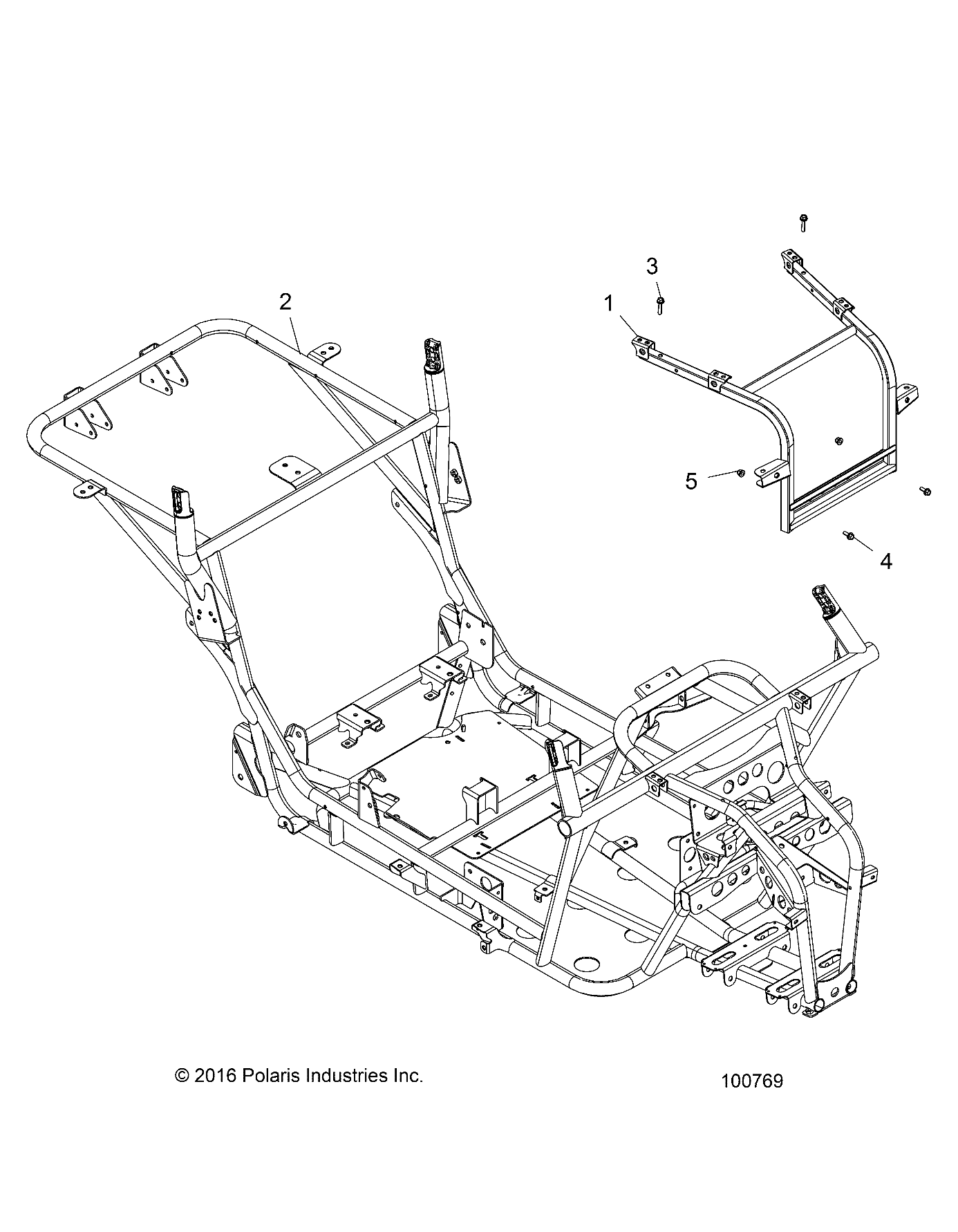 CHASSIS, MAIN FRAME - A17HAA15N7 (100769)