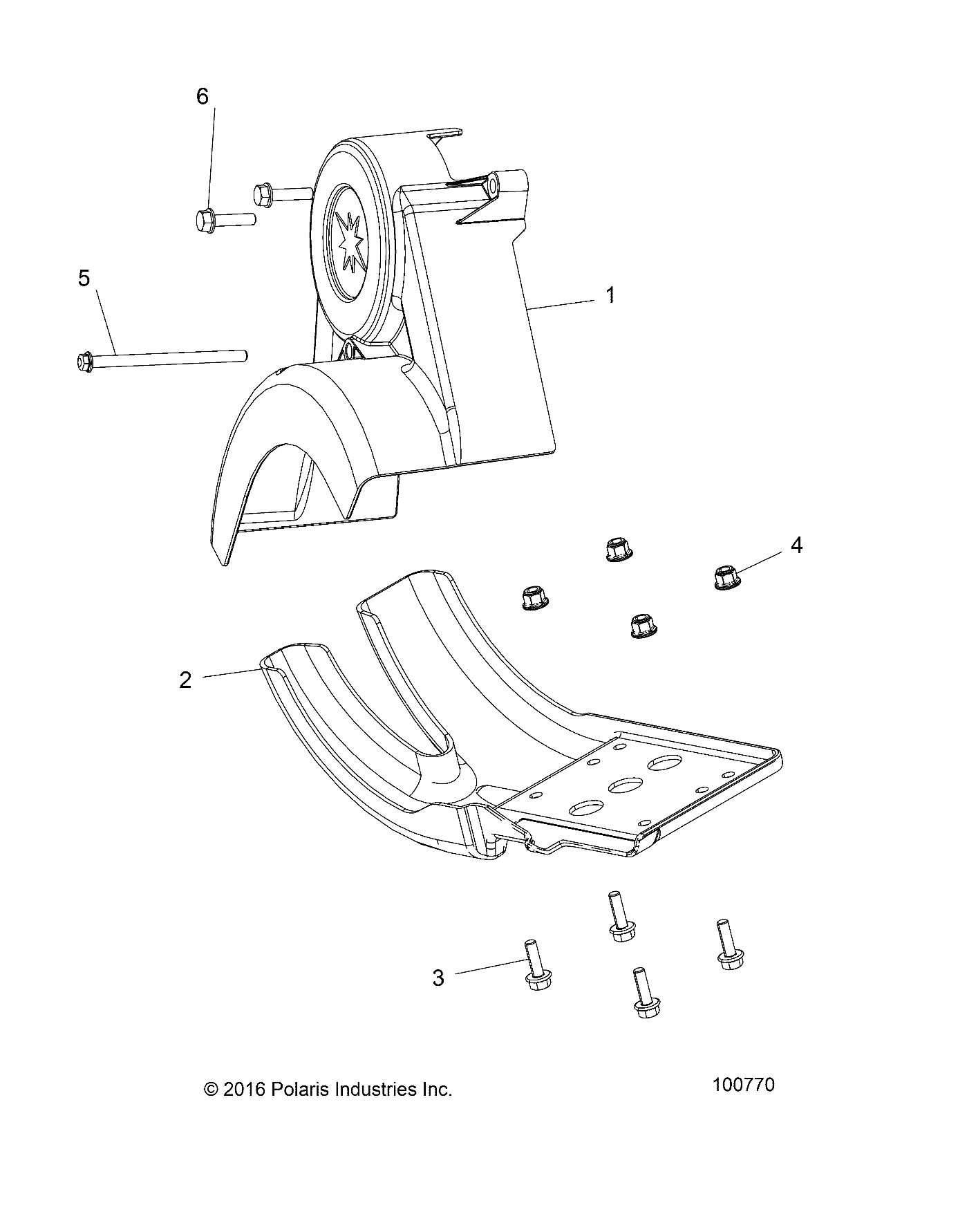 DRIVE TRAIN, CHAIN GUARD - A17HAA15N7 (100770)