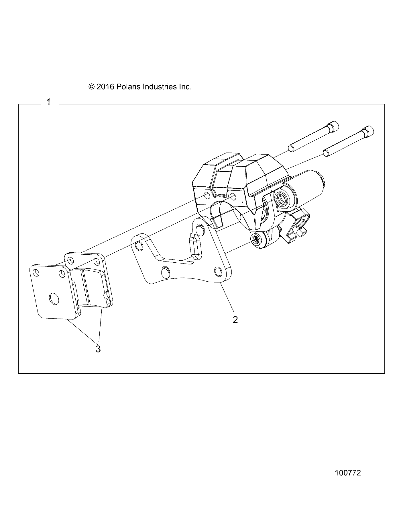 BRAKES, CALIPER, FRONT - A17HAA15N7 (100772)