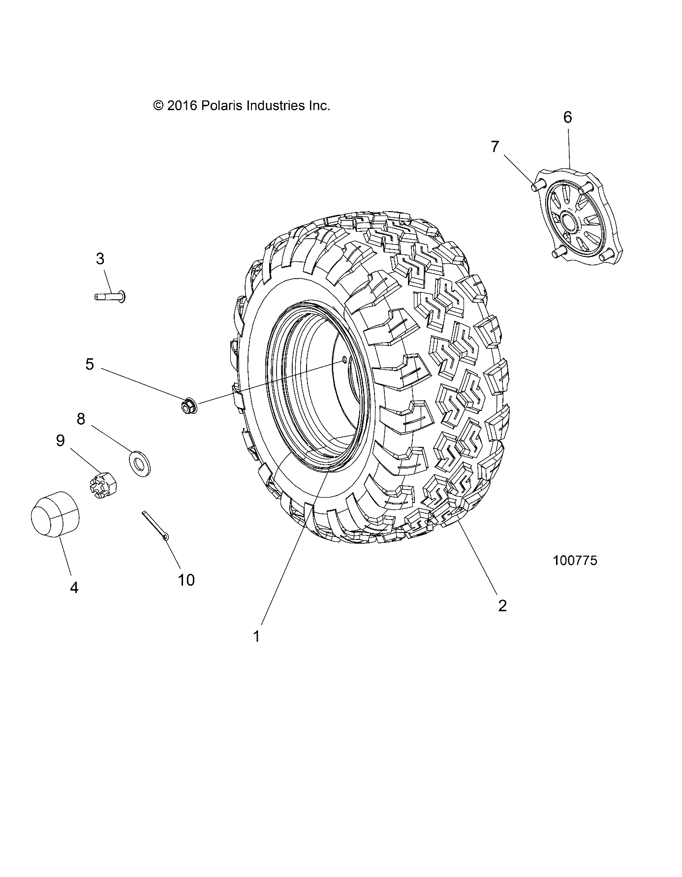 WHEELS, REAR - A17HAA15A7/B7 (100775)