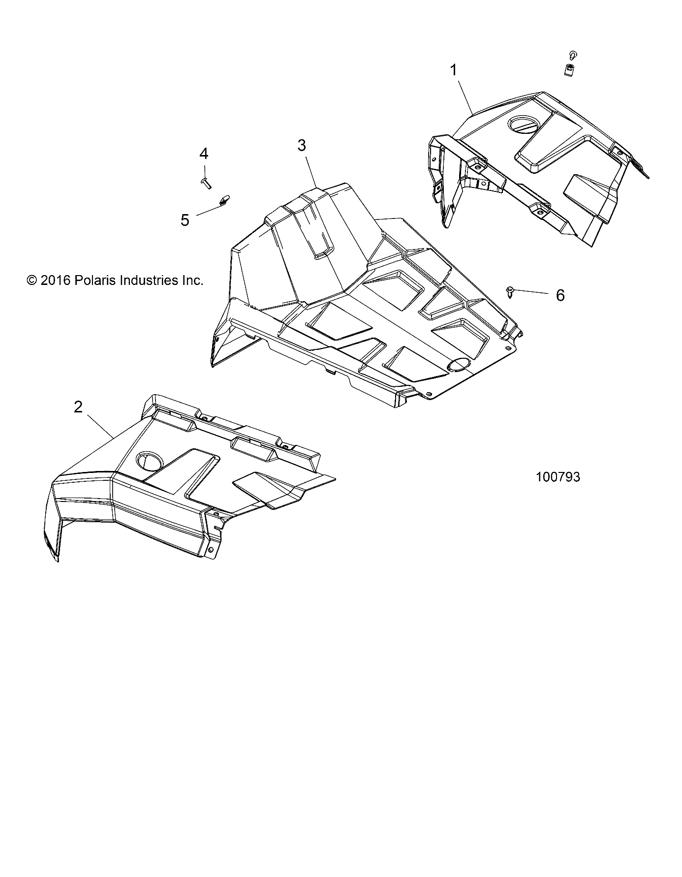 BODY, FRONT FENDERS - A18HAA15B7/B2 (100793)