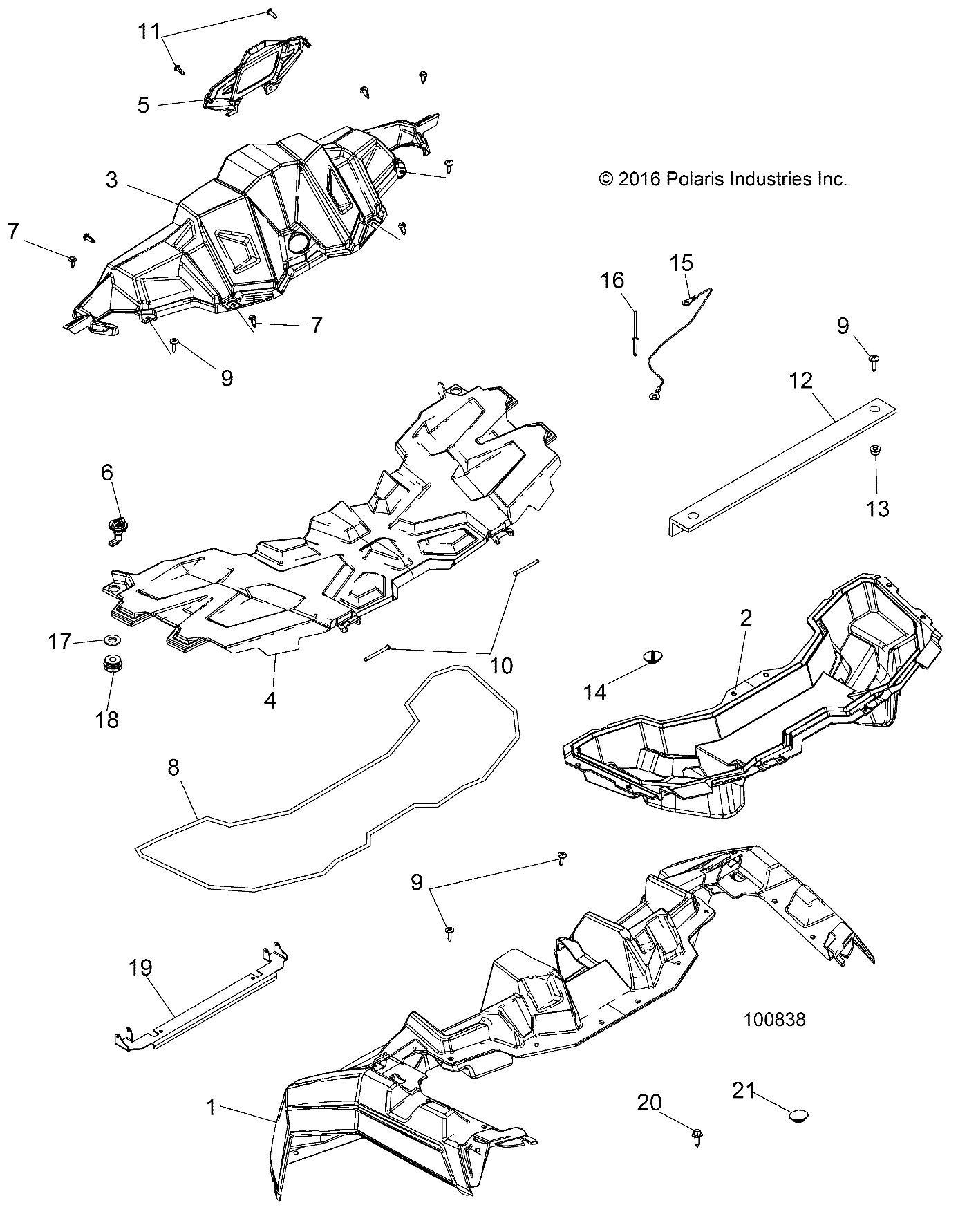 BODY, HOOD AND FRONT BODY WORK - A17DCE87AU (100838)