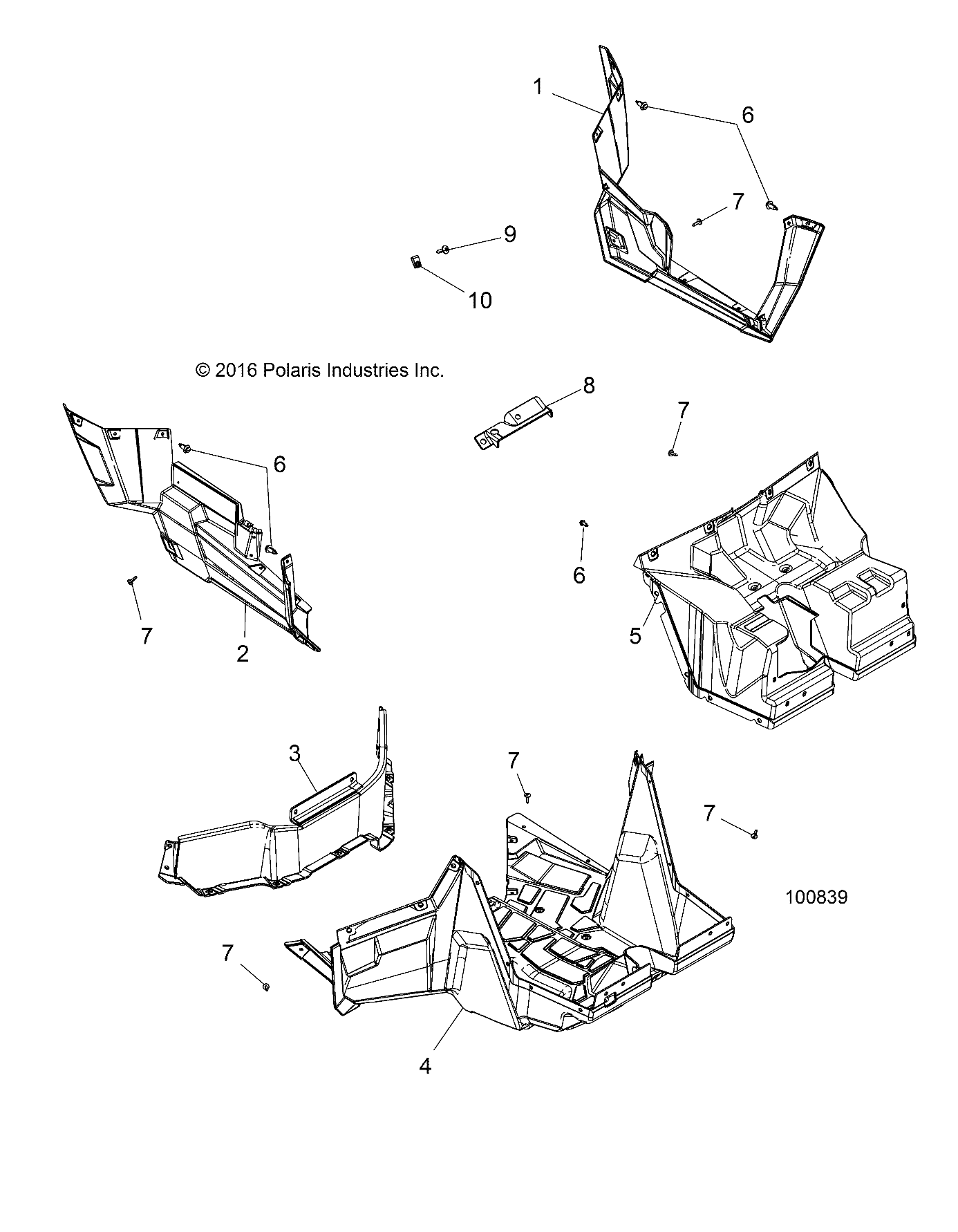 BODY, FLOOR AND ROCKER PANELS - A18DCE87BB (100839)