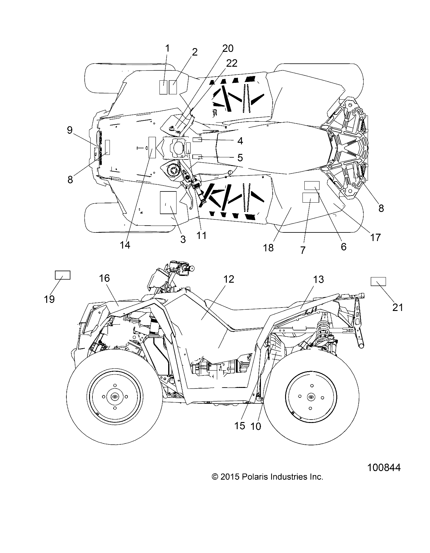 BODY, DECALS - A17SVS95CM/T95C2