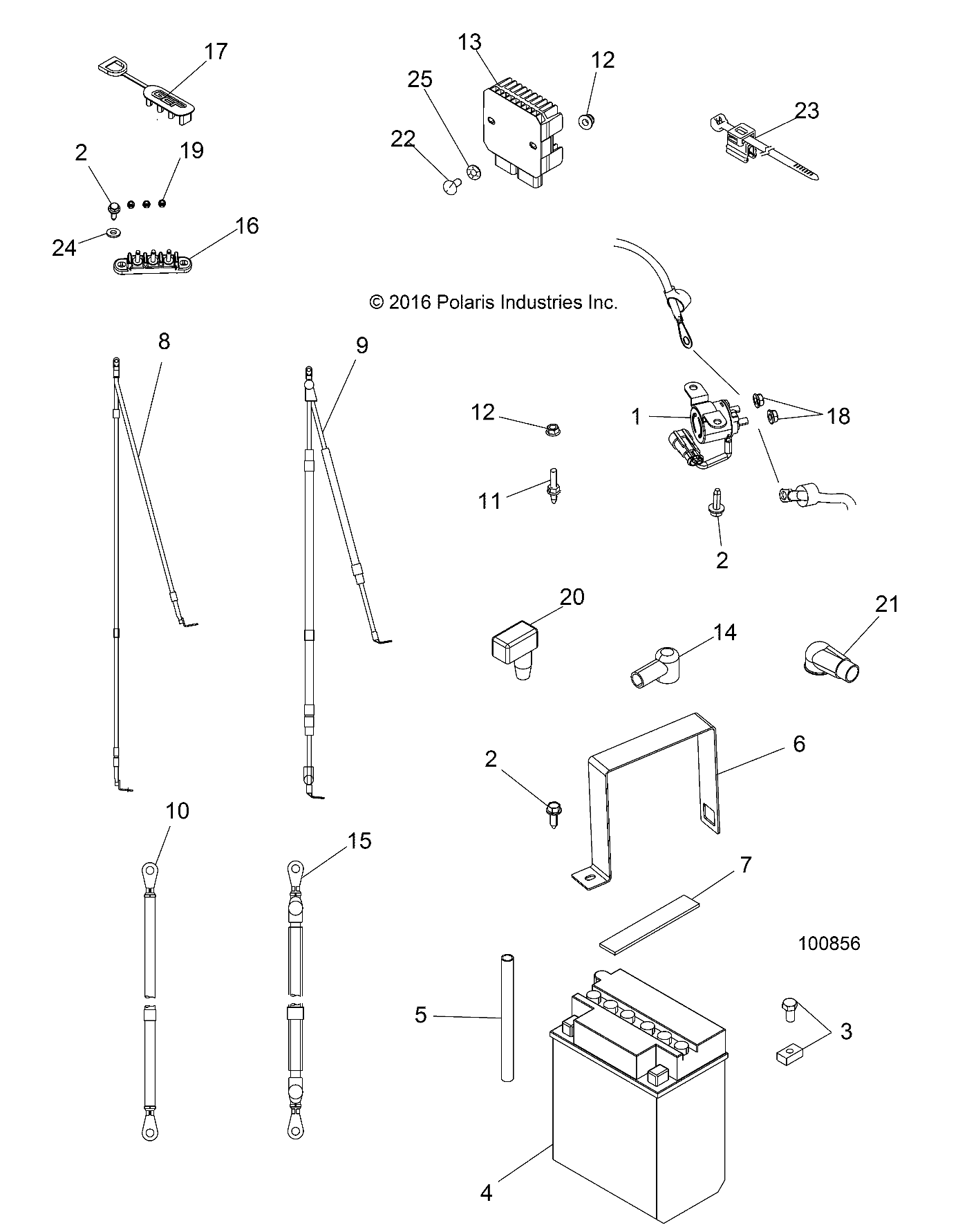 ELECTRICAL, BATTERY - A17DAA50A7 (100856)