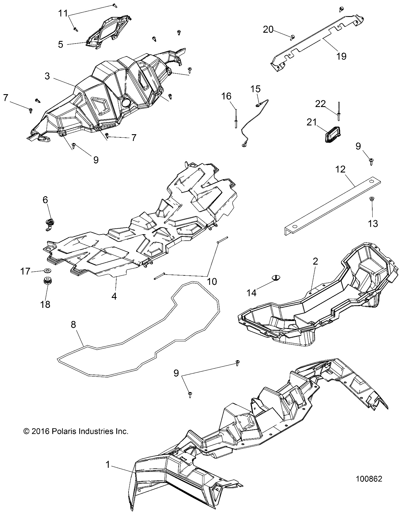 BODY, HOOD AND FRONT BODY WORK - A17DAH57A5 (100862)