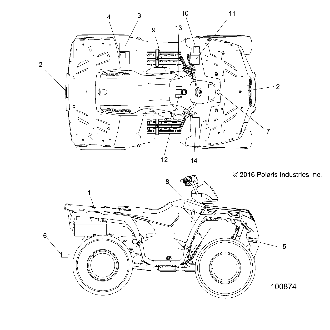 BODY, DECALS - A17SAH50A5