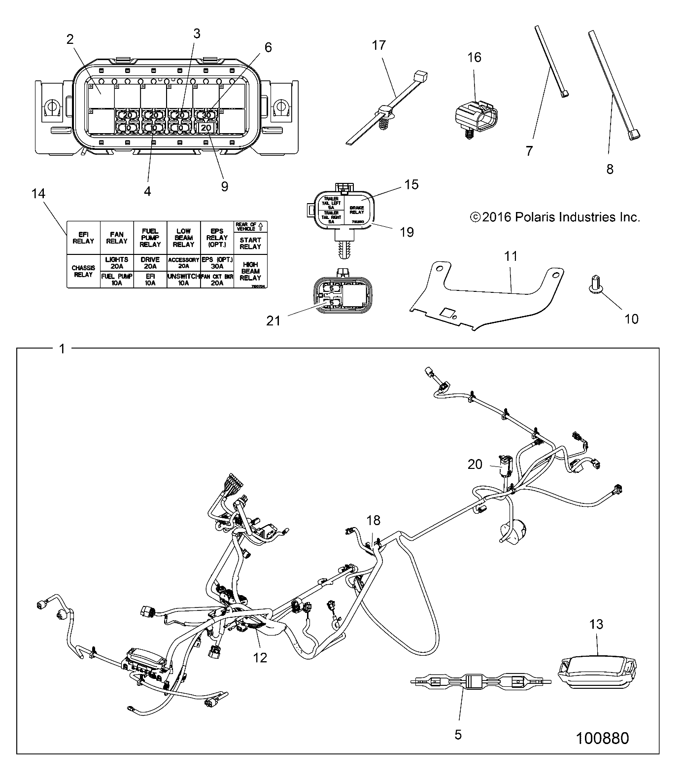 ELECTRICAL, HARNESS - A17SYS95CK (100880)