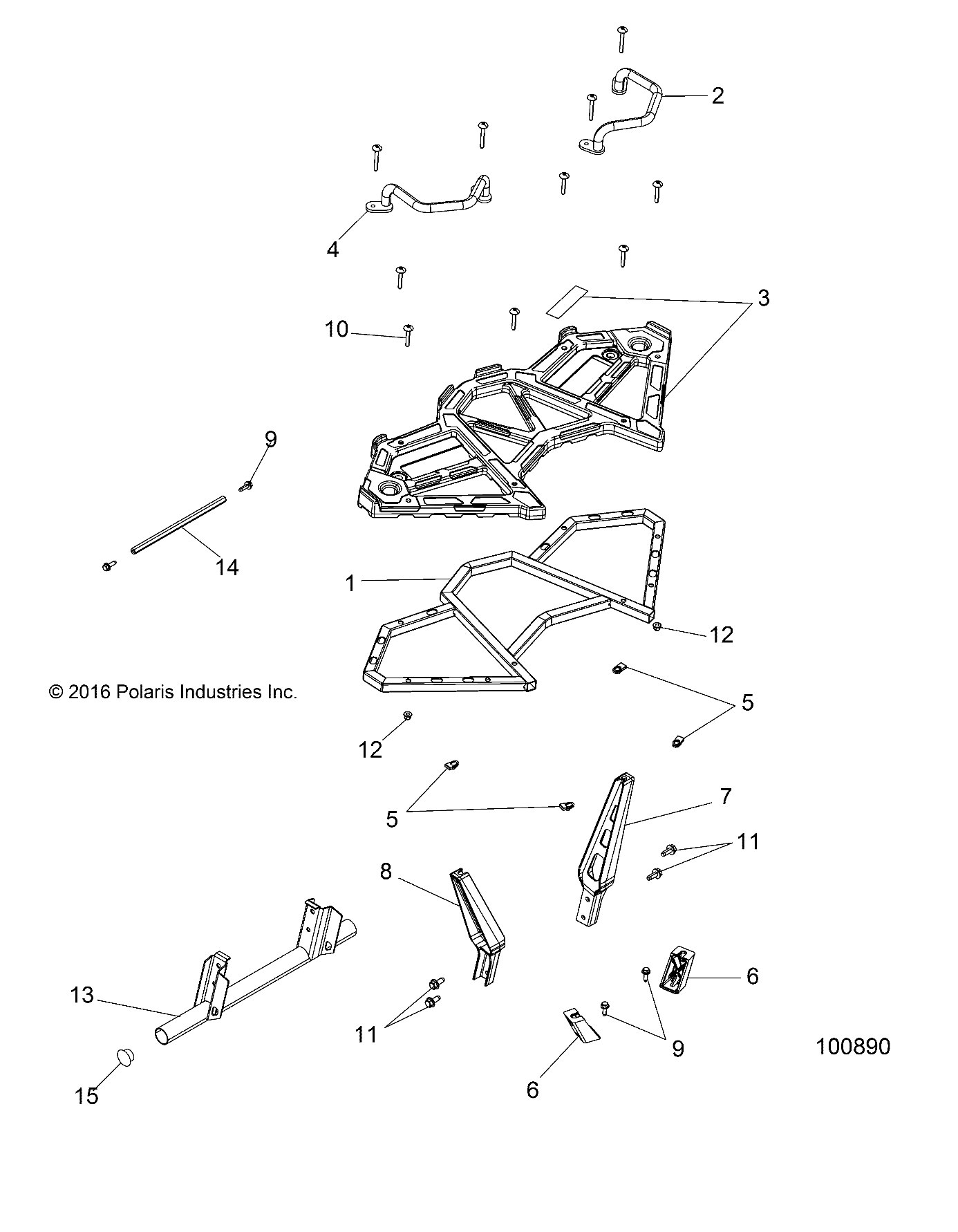 BODY, REAR RACK - A17SVE95FM