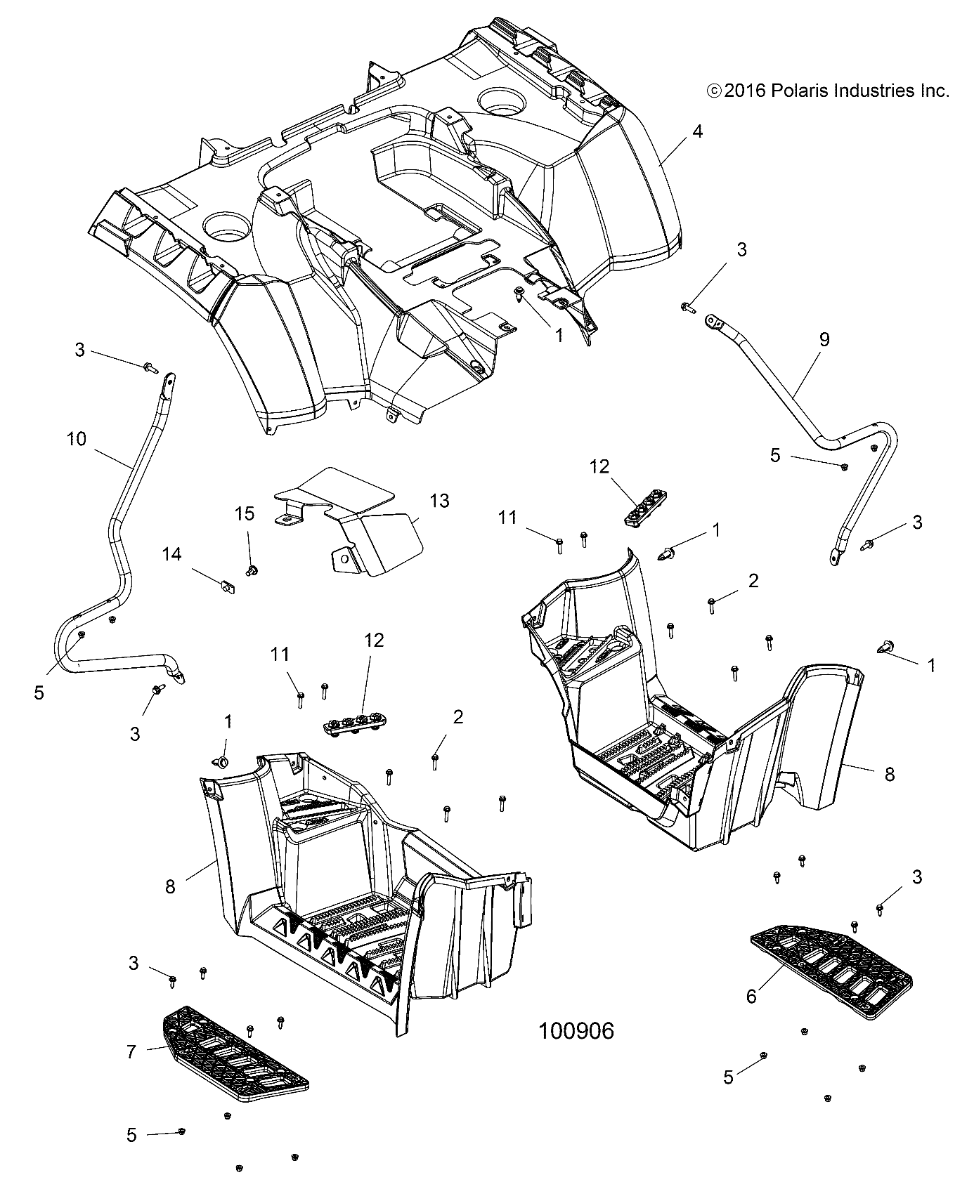 BODY, REAR CAB and FOOTWELL - A20SYE85AP/CAP (100906)