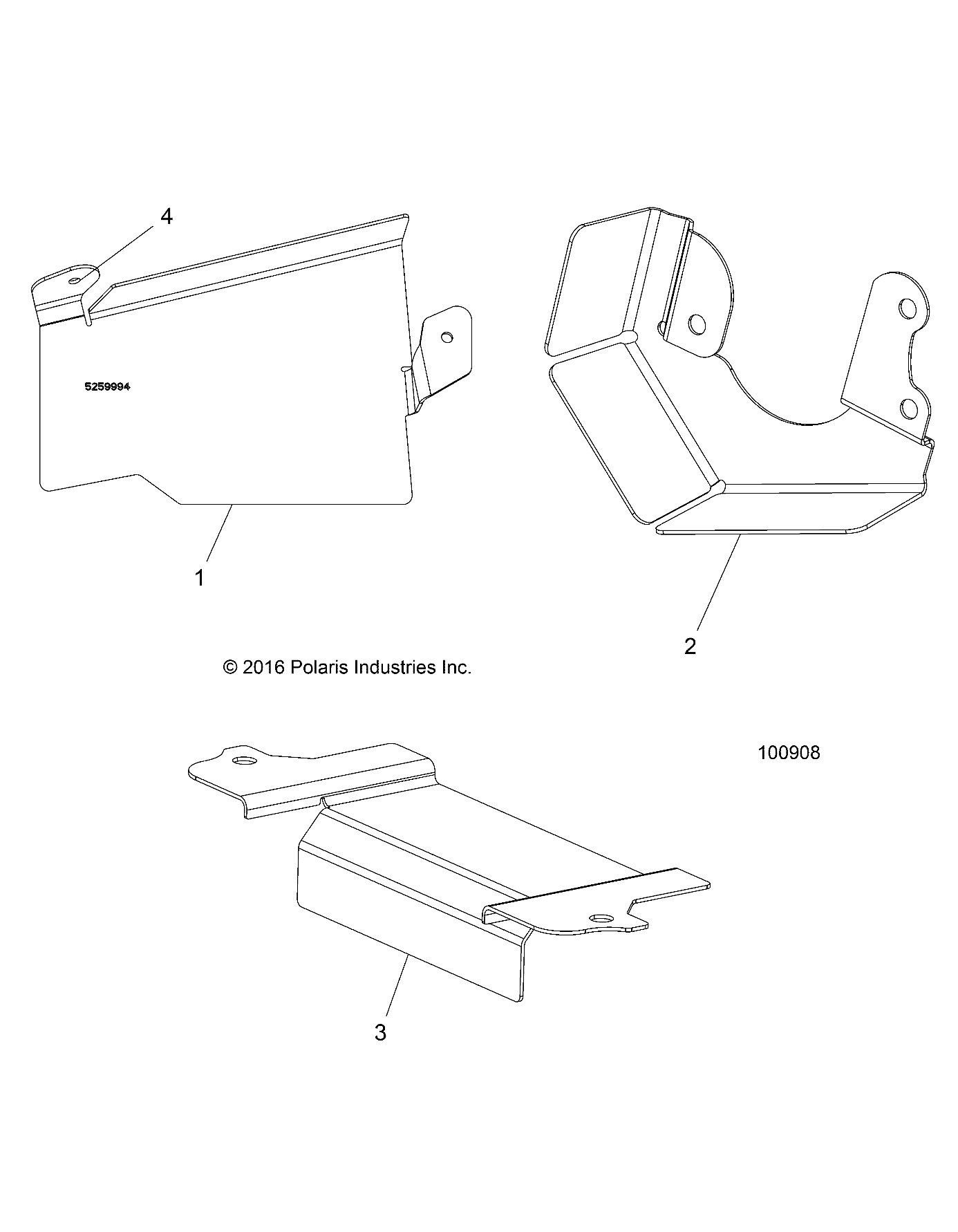 BODY, HEAT SHIELDS - A17SYE85AS (100908)