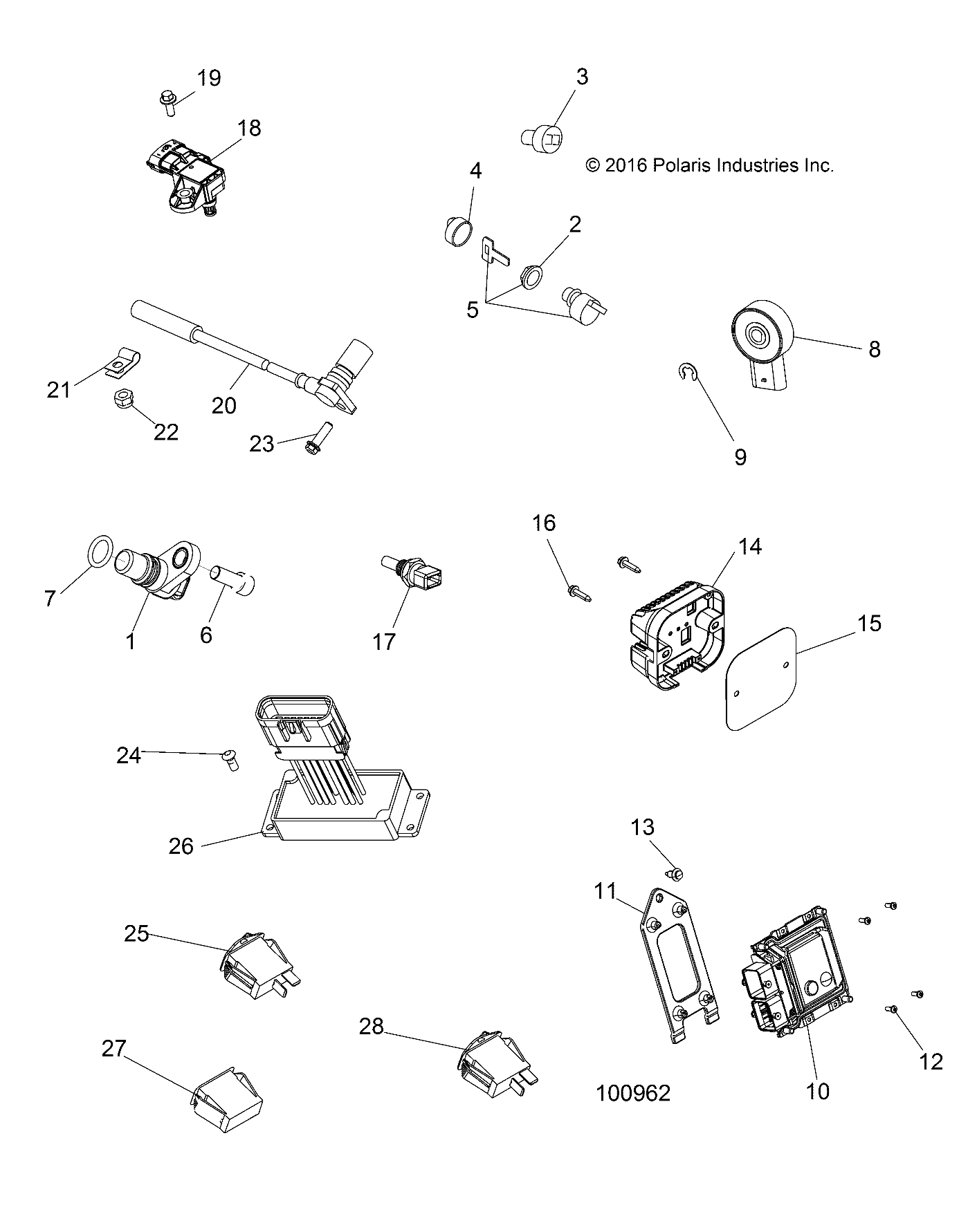 ELECTRICAL, SWITCHES, SENSORS and ECM - A17SES57F1/F2/FL/SET57F1