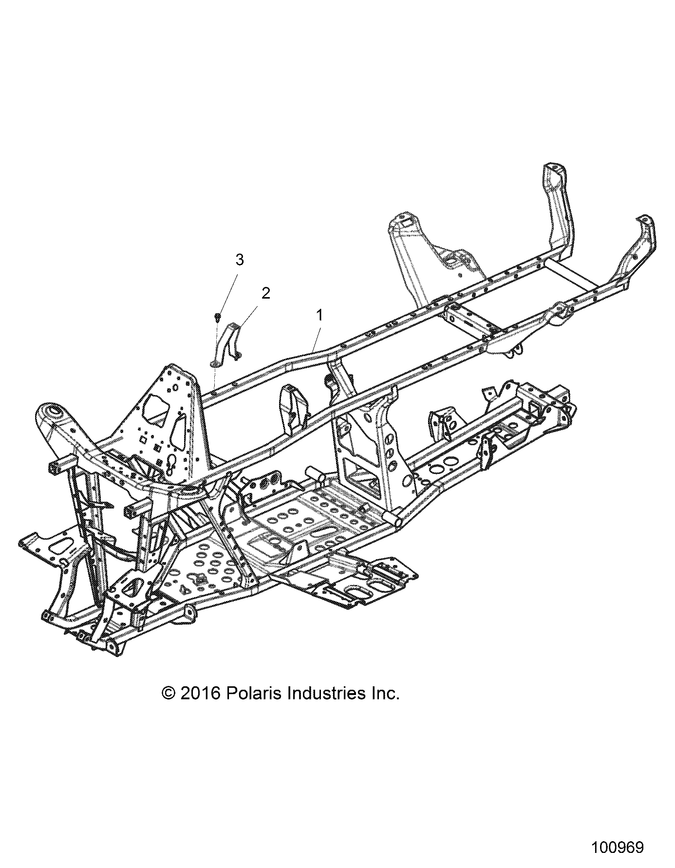 CHASSIS, FRAME - A17SDE57N2/A57N2 (100969)