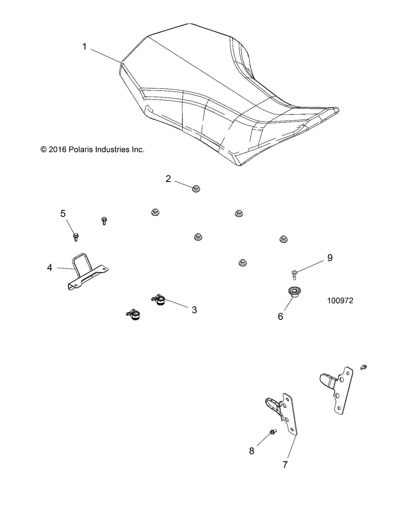 BODY, SEAT - A18SXS95CC/CR/EC/ER (100972)