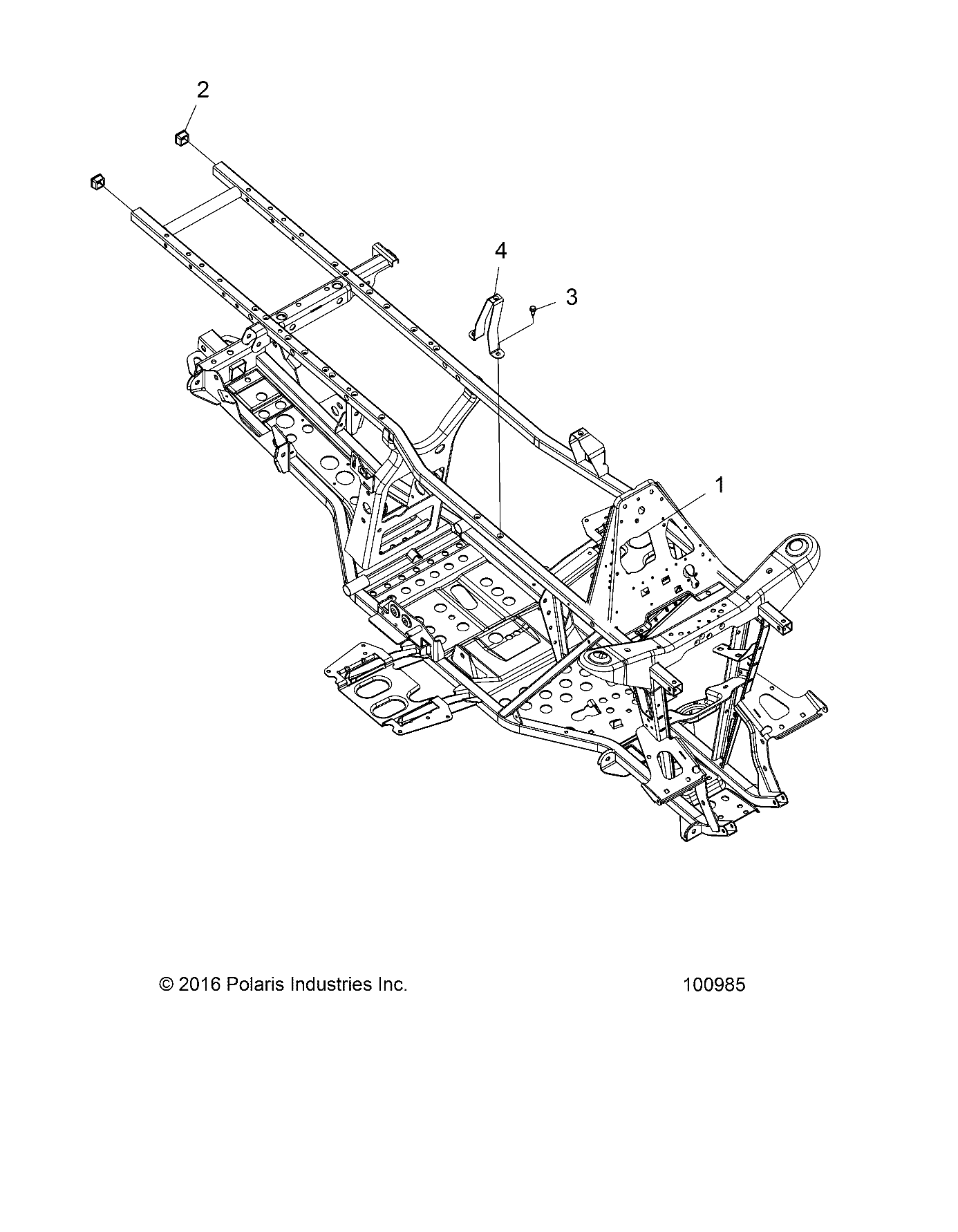 CHASSIS, FRAME - A18SUE57N5 (100985)