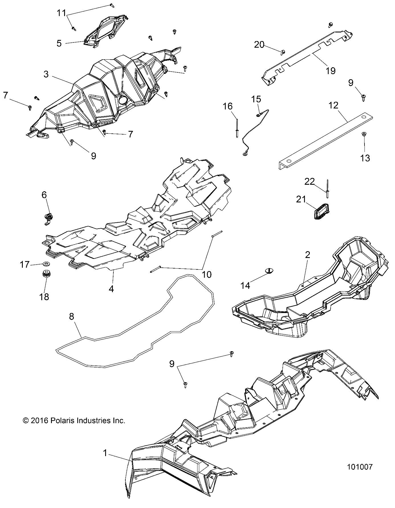 BODY, HOOD AND FRONT BODY WORK - A17DAA57A5 (101007)