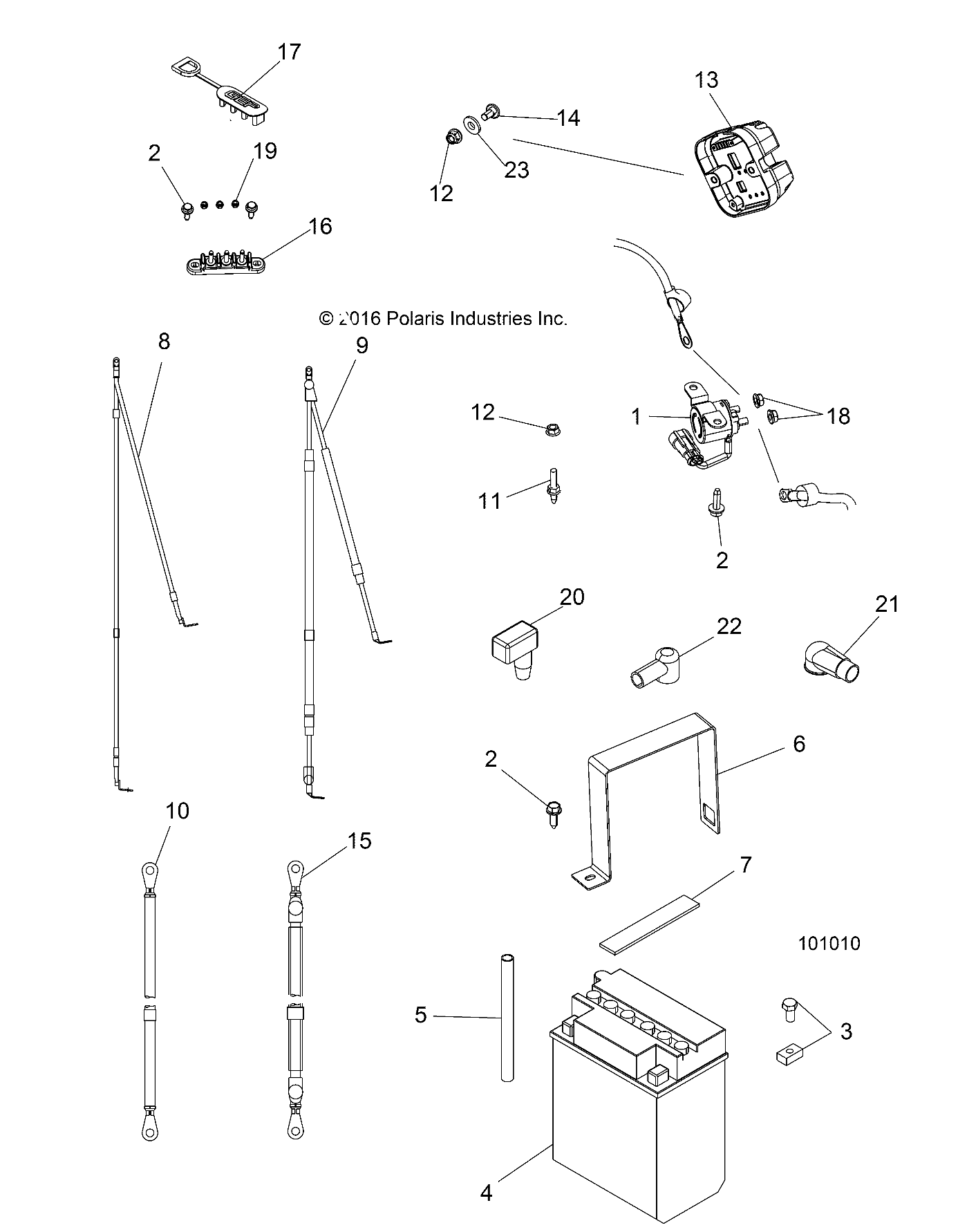 ELECTRICAL, BATTERY - A17DAA57F5 (101010)