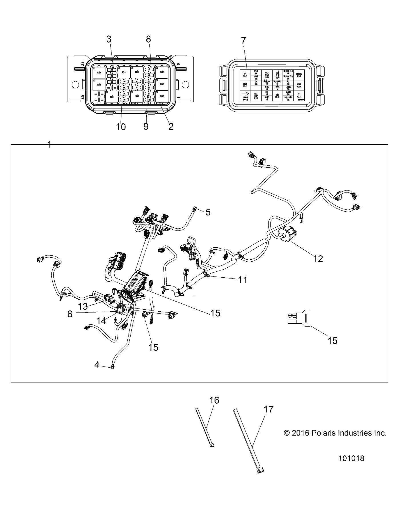 ELECTRICAL, HARNESS - A17SDS57C2/E2 (101018)