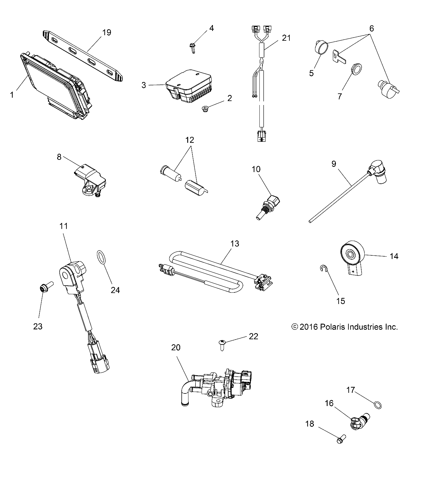 ELECTRICAL, SWITCHES, SENSORS, ECU and CONTROL MODULES - A17SYE95AK