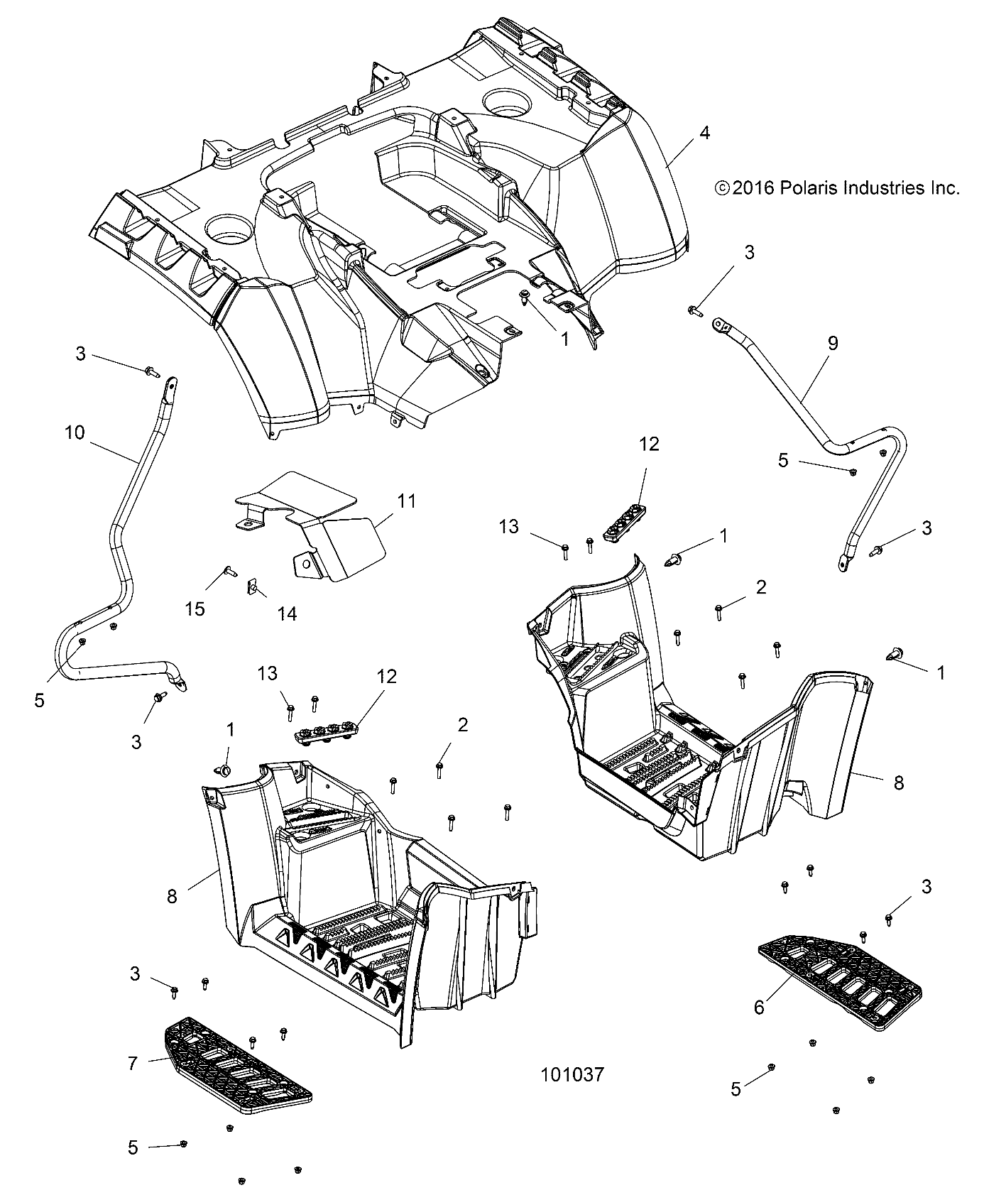 BODY, REAR CAB and FOOTWELL - A21SYE85AP/CAP (101037)