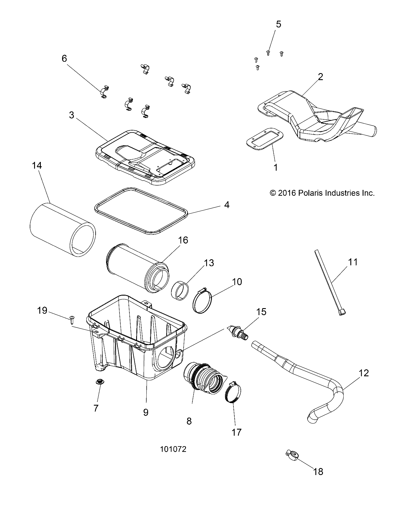 ENGINE, AIR INTAKE SYSTEM - A17SEA57F1/SEE57F1/F2/FL