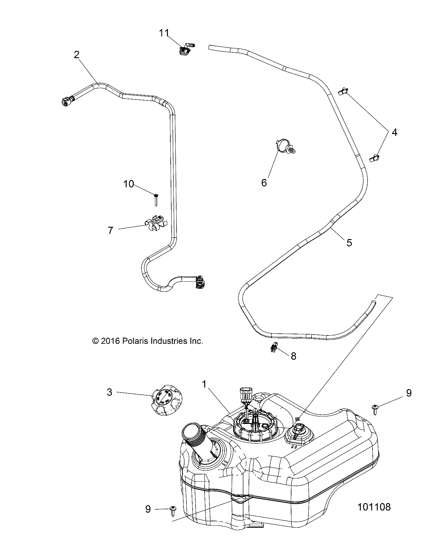 BODY, FUEL TANK - A17DCE87AU (101108)