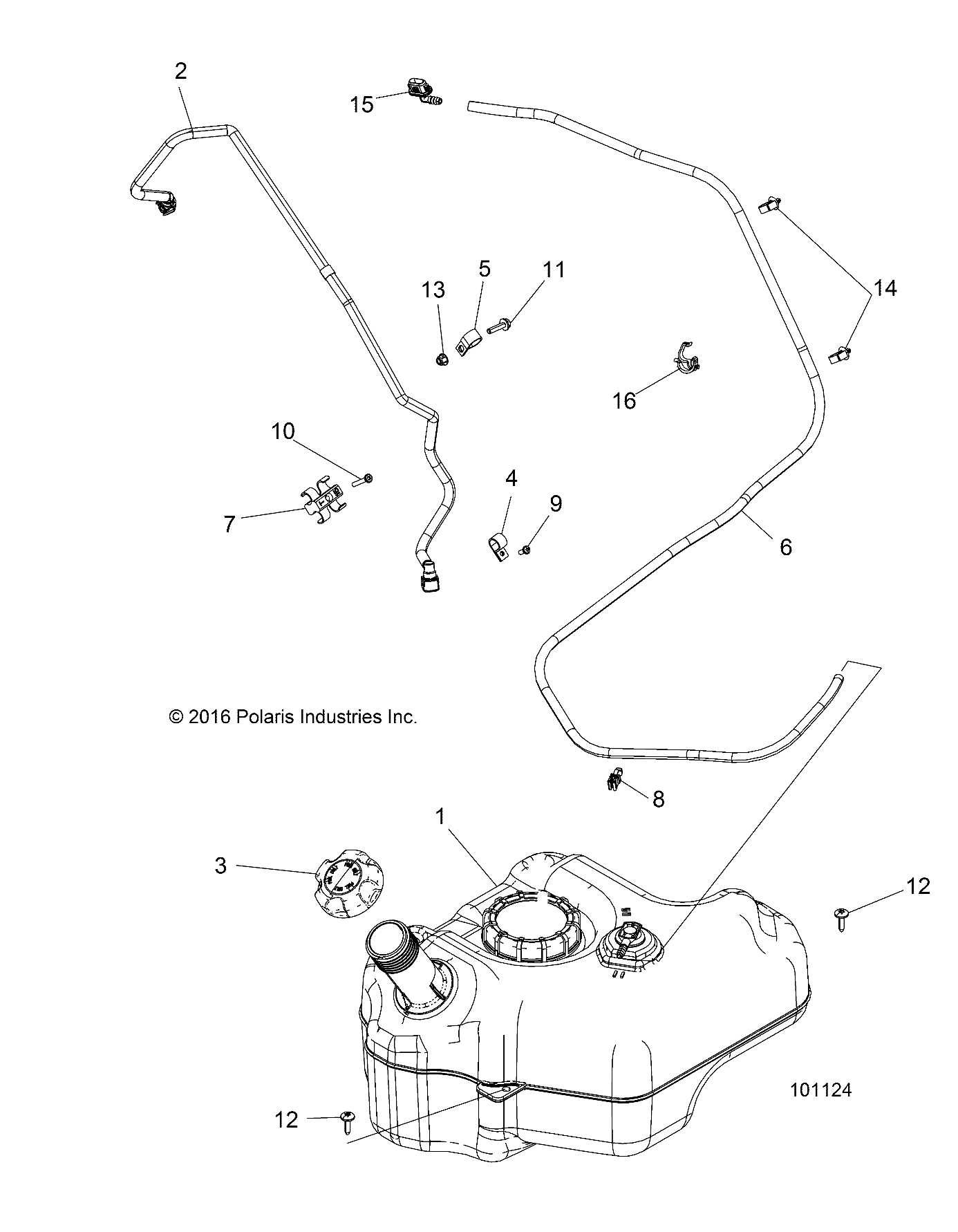 BODY, FUEL TANK - A17DAA57A5 (101124)