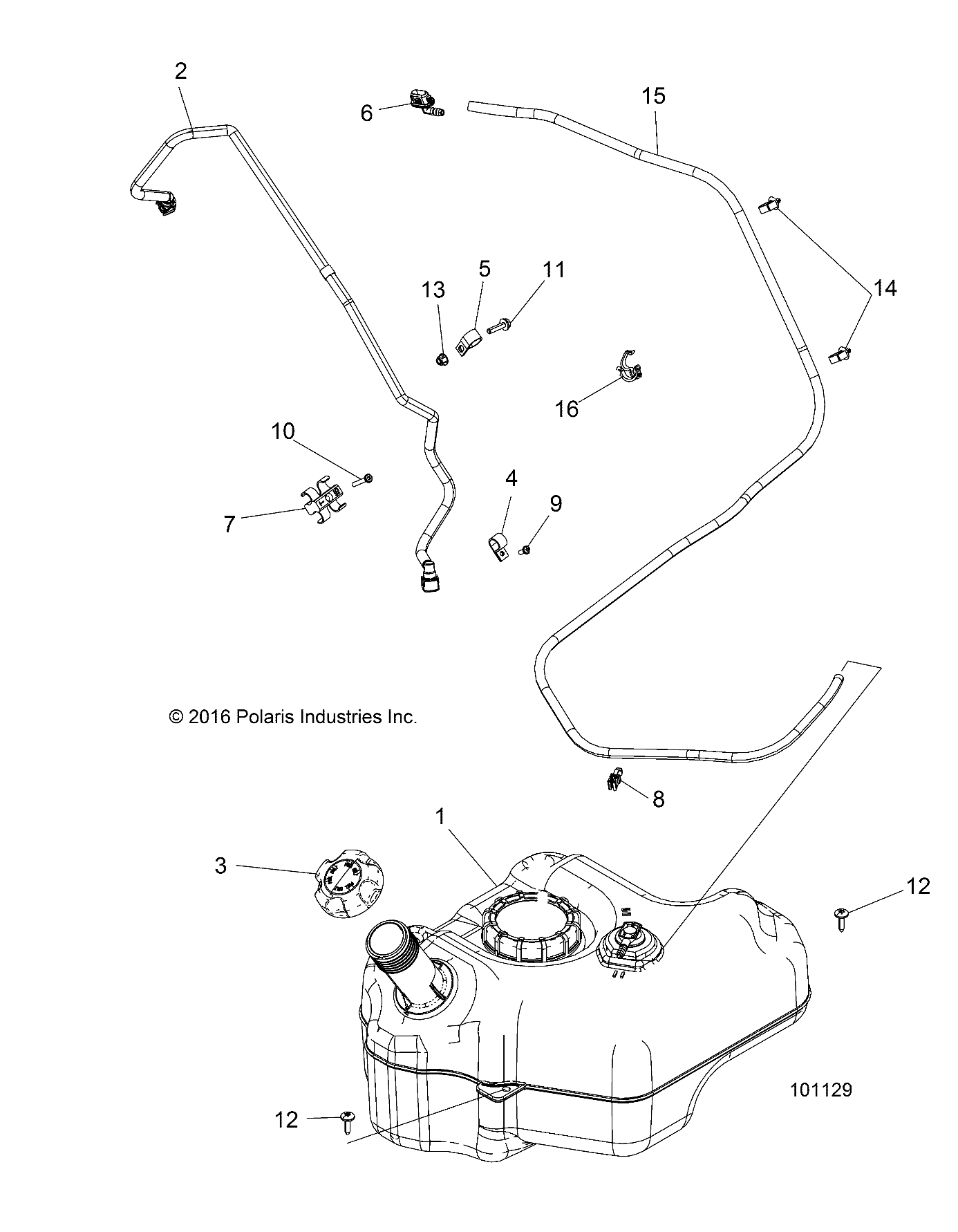 BODY, FUEL TANK - A17DAE57AM (101129)