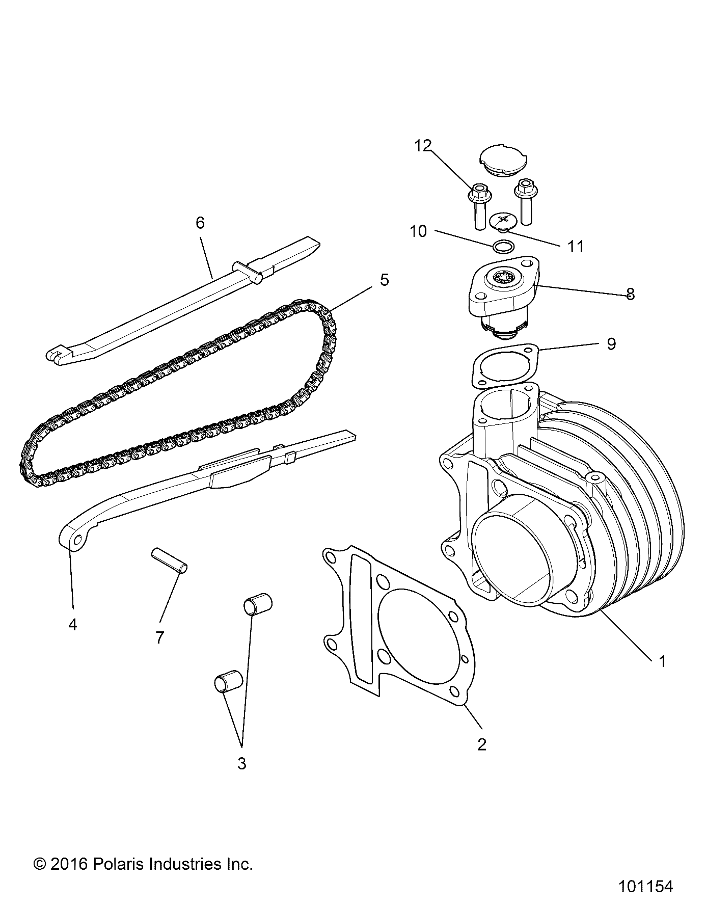 ENGINE, CYLINDER COMP - A17HAA15N7