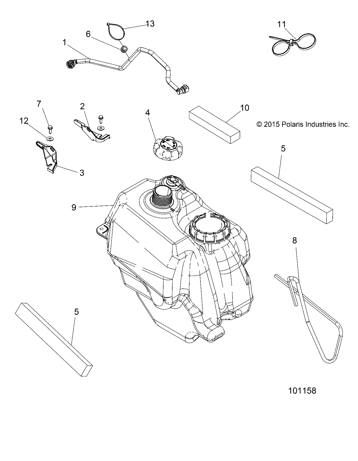 BODY, FUEL TANK ASM. - A17S6E57A1