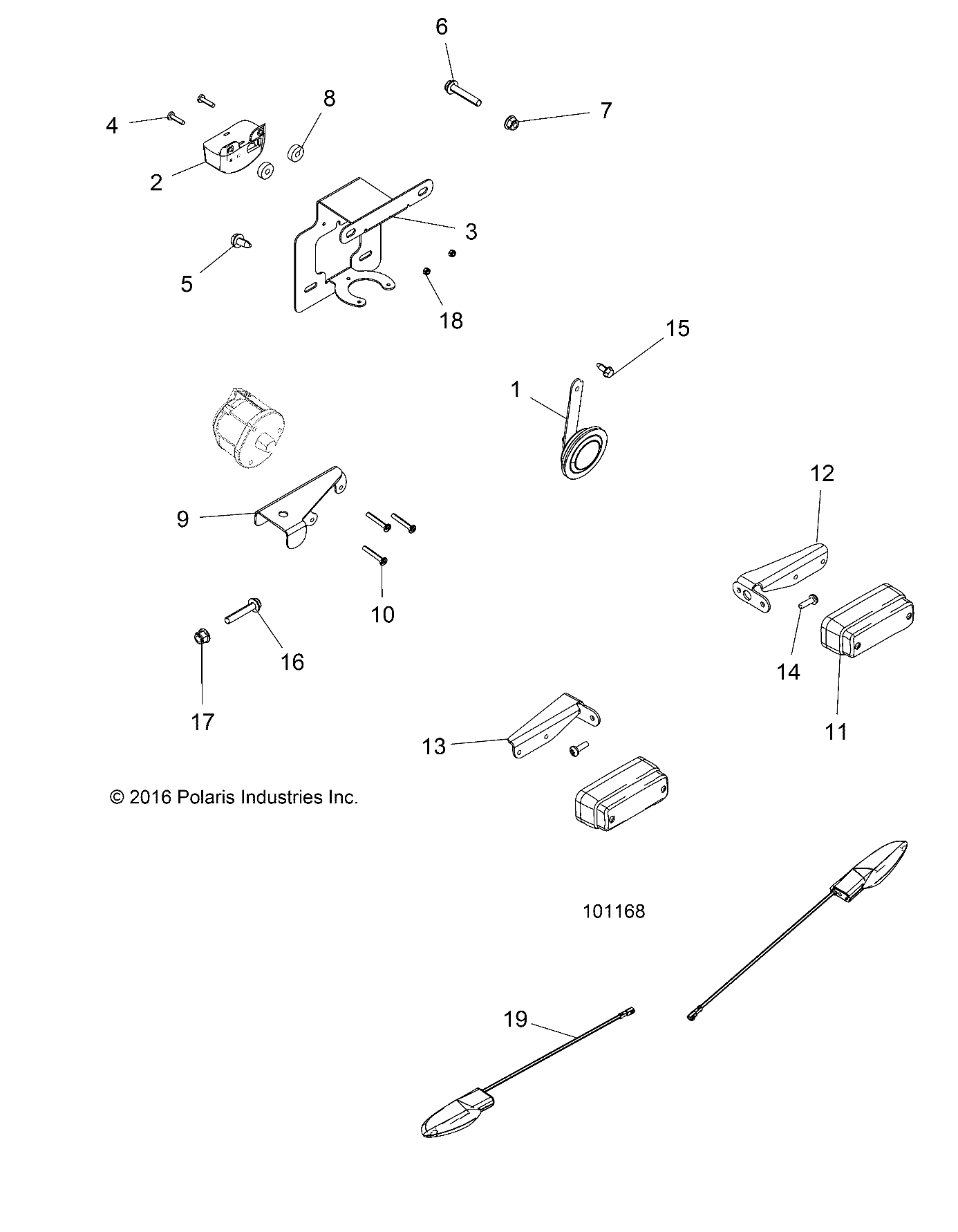 ELECTRICAL, TURN SIGNALS and HORN - A17S6S57C1/CM