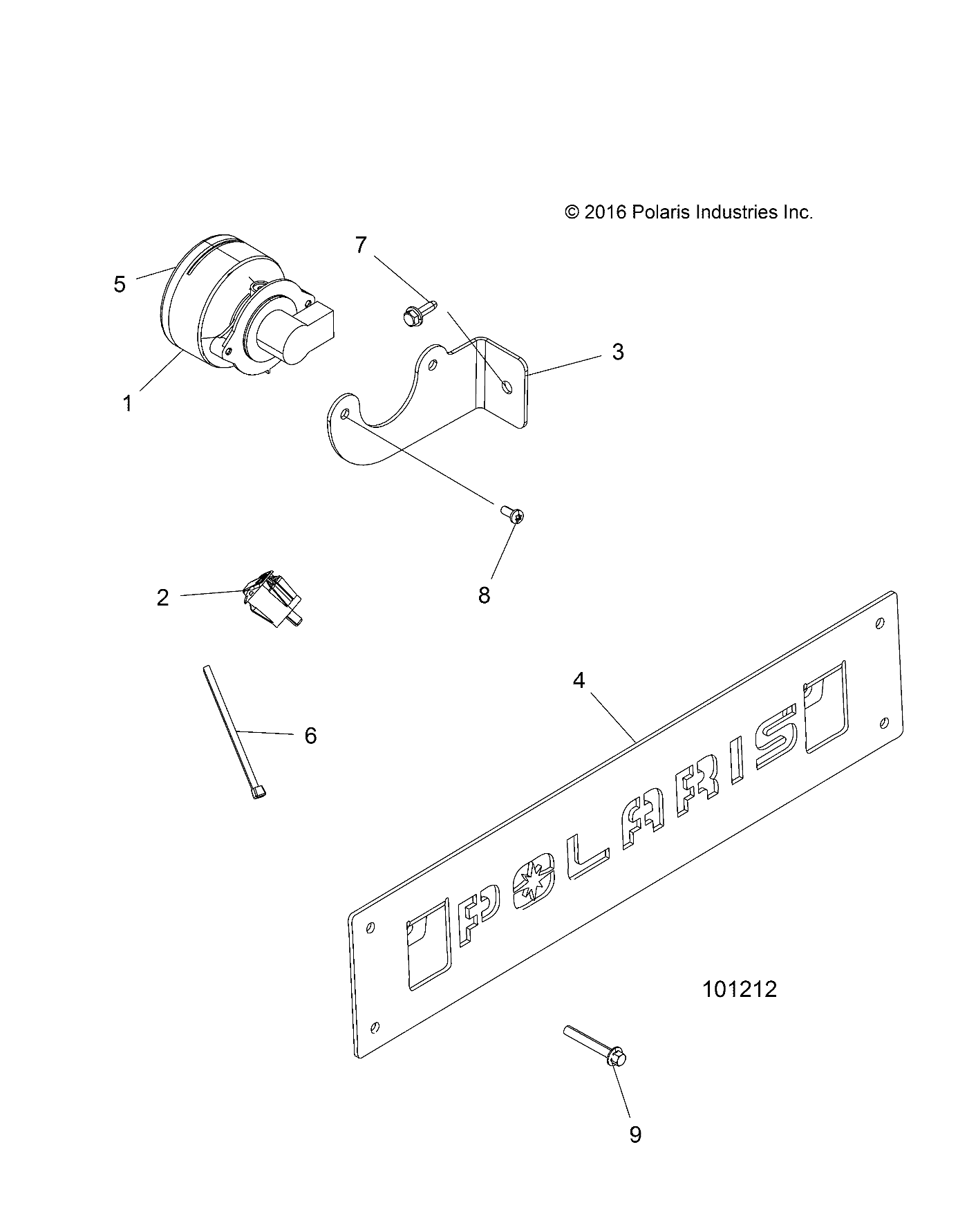 ELECTRICAL, FOG LAMP and FRONT REGISTRATION PLATE - A17SXS95FL (101212)