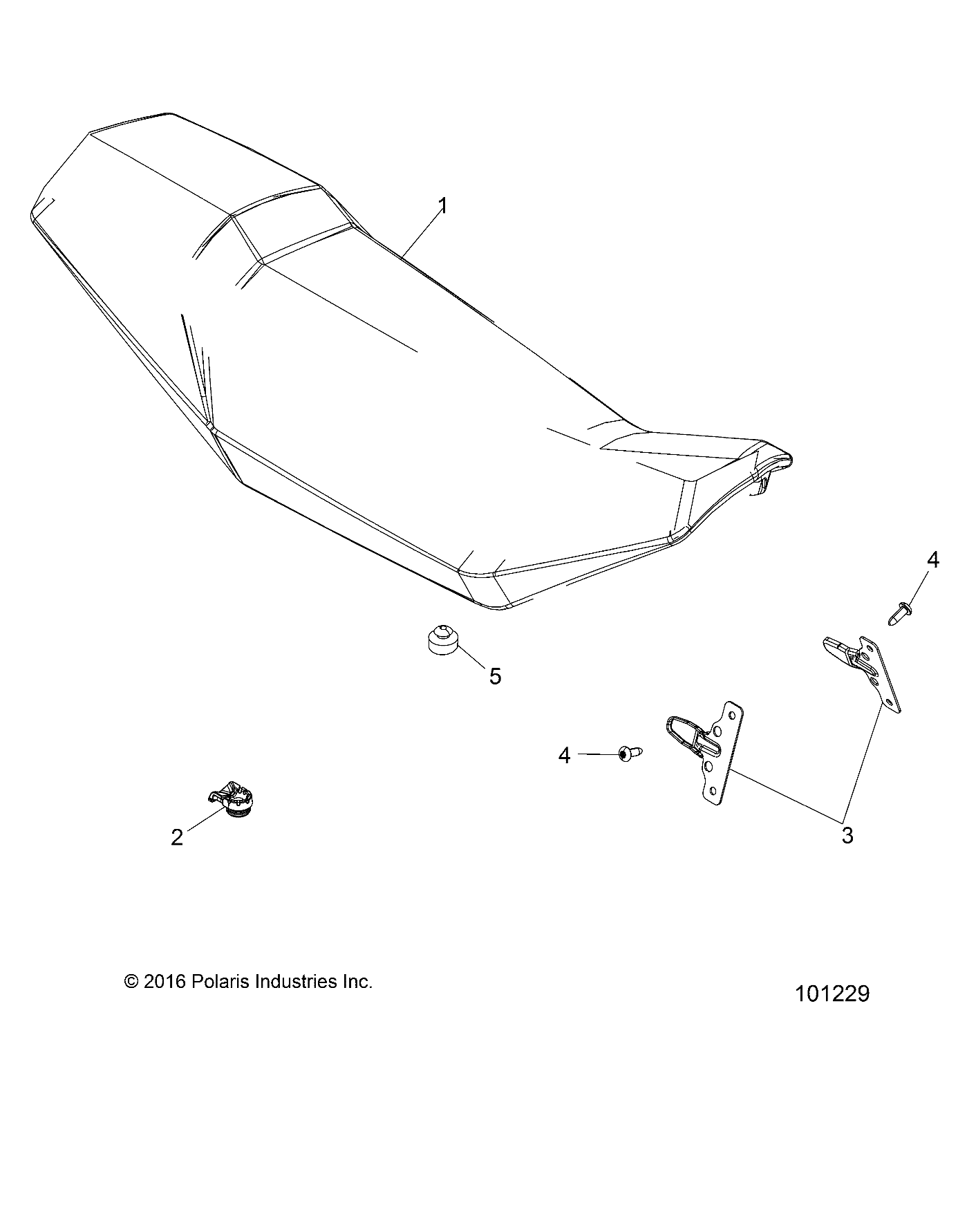 BODY, SEAT - A17SVA95N2/SVE95NM (101229)