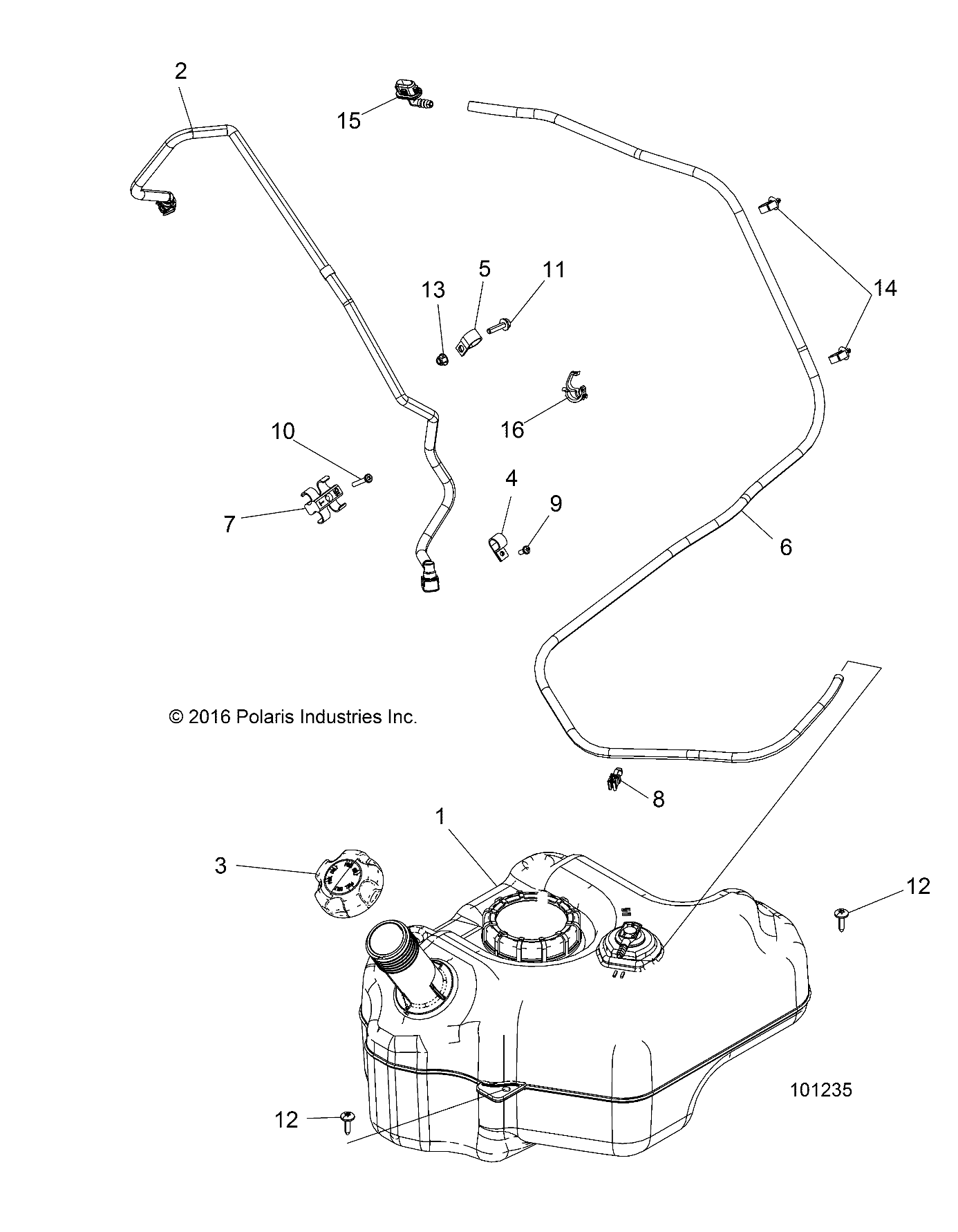 BODY, FUEL TANK - A17DAA57F5 (101235)