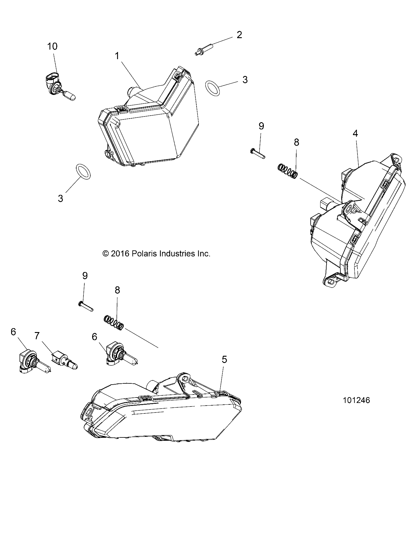 ELECTRICAL, HEADLIGHTS - A17SXS95CL (101246)