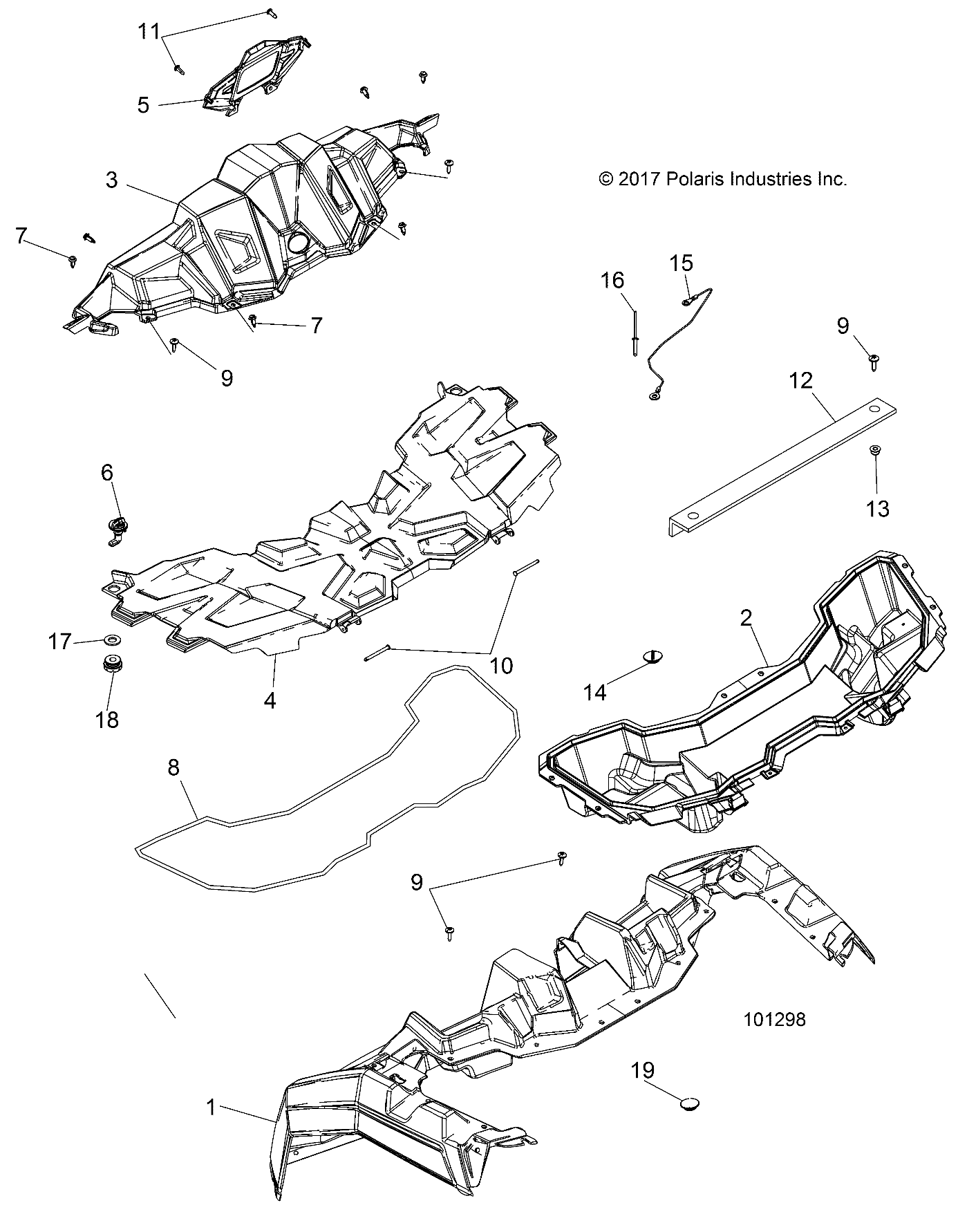 BODY, HOOD AND FRONT BODY WORK - A18DCE87BB (101298)