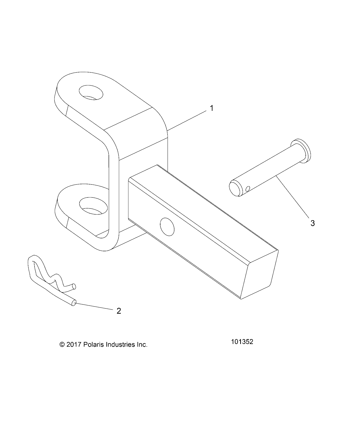 CHASSIS, HITCH (FROM 4/3/2017) - A17SEF57A4