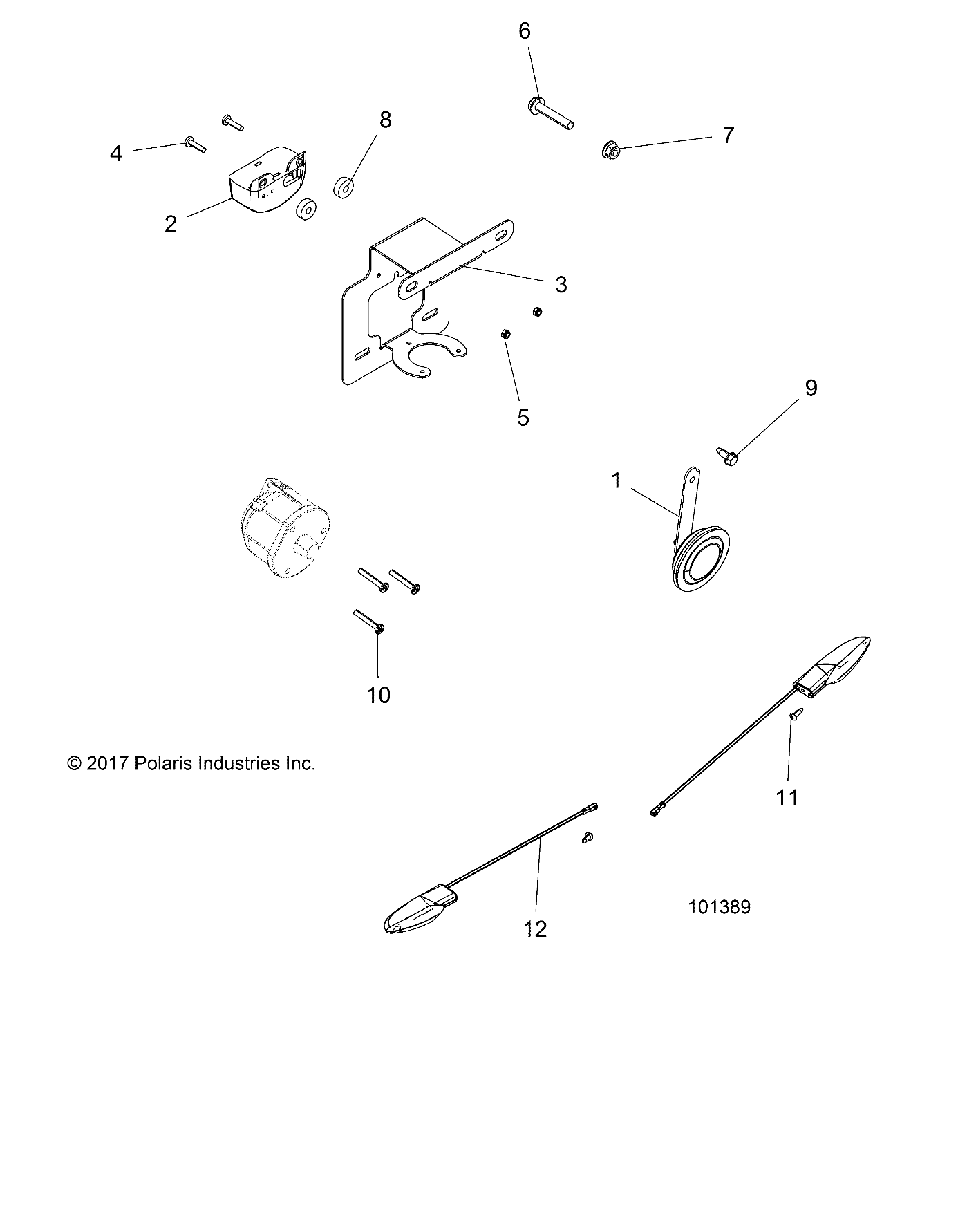 ELECTRICAL, TURN SIGNALS and HORN - A18S6S57C1/CL