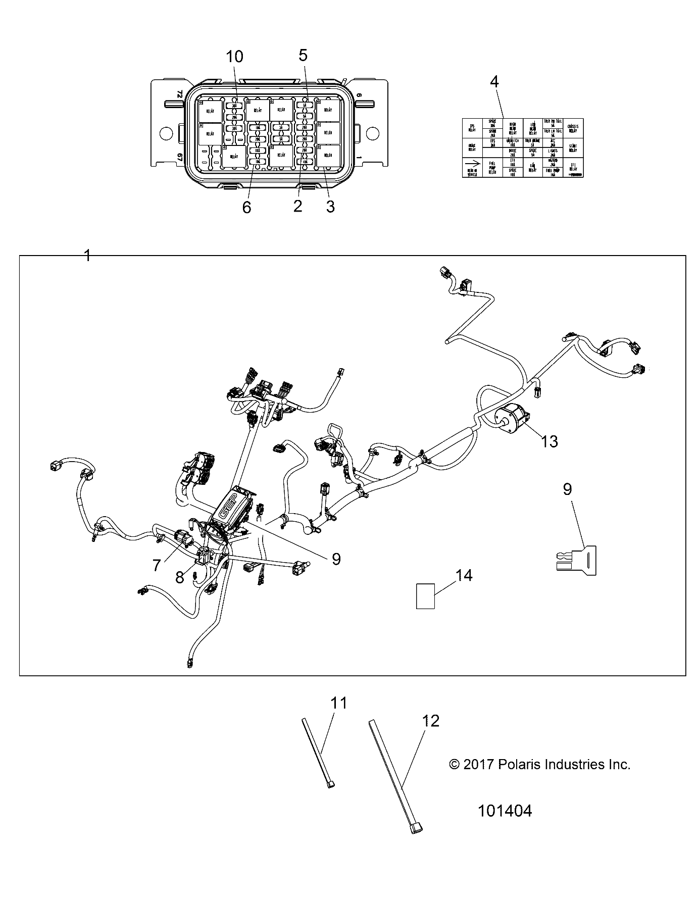 ELECTRICAL, HARNESS - A18SDA57F1/SDE57F1