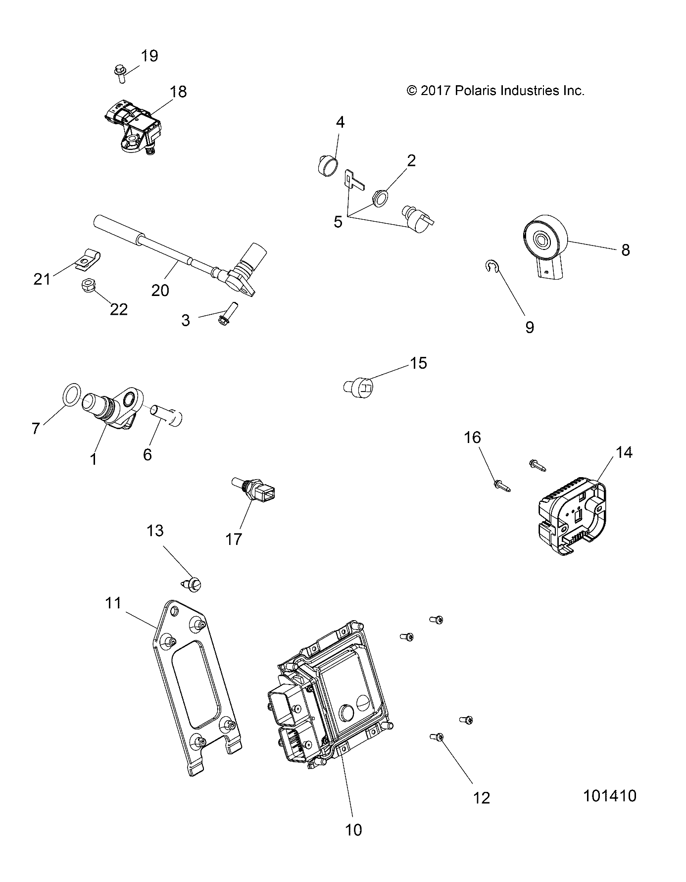 ELECTRICAL, SWITCHES, SENSORS and ECM - A18SEF57N5