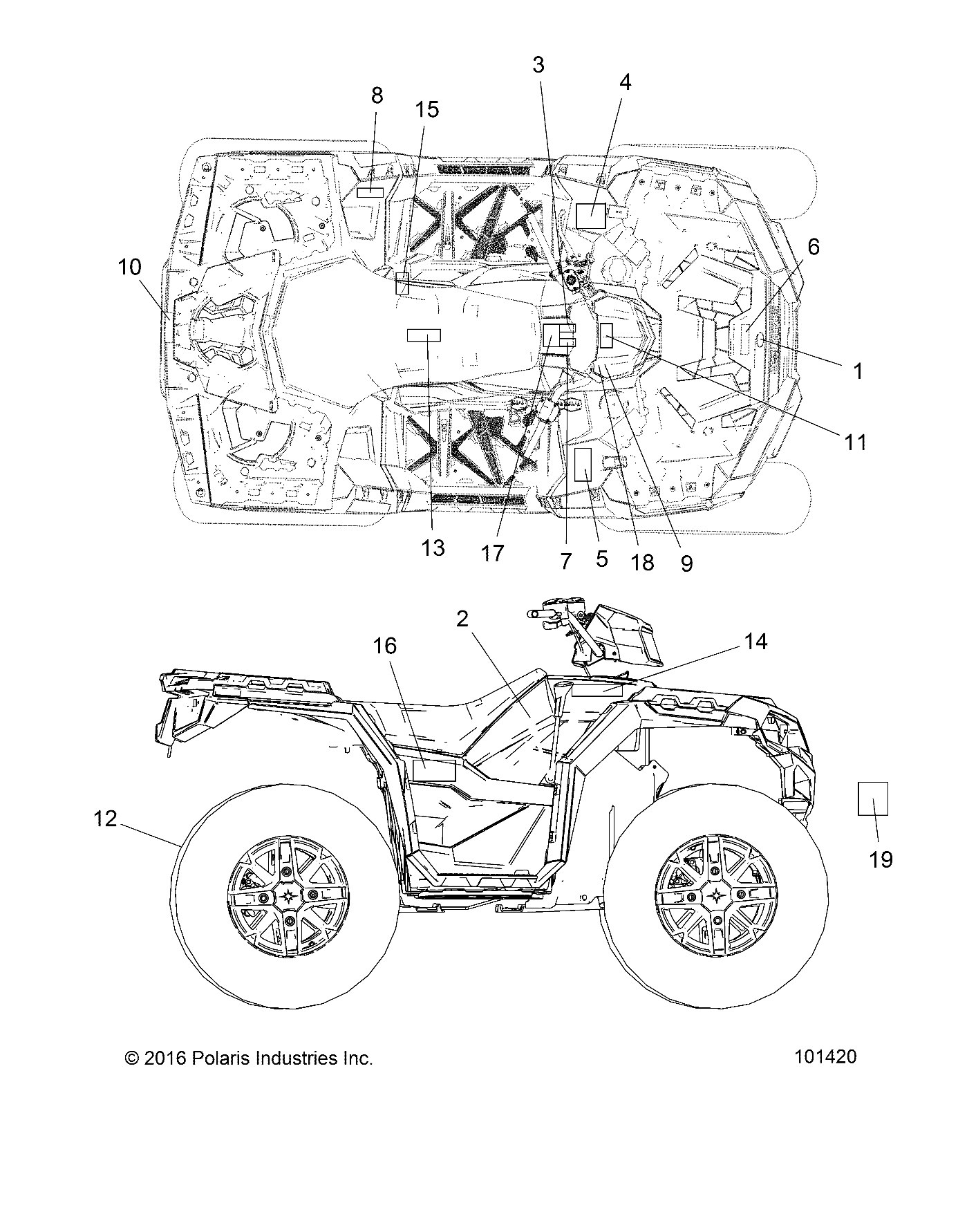 BODY, DECALS - A18SXS95CC/CR/EC/ER (101420)