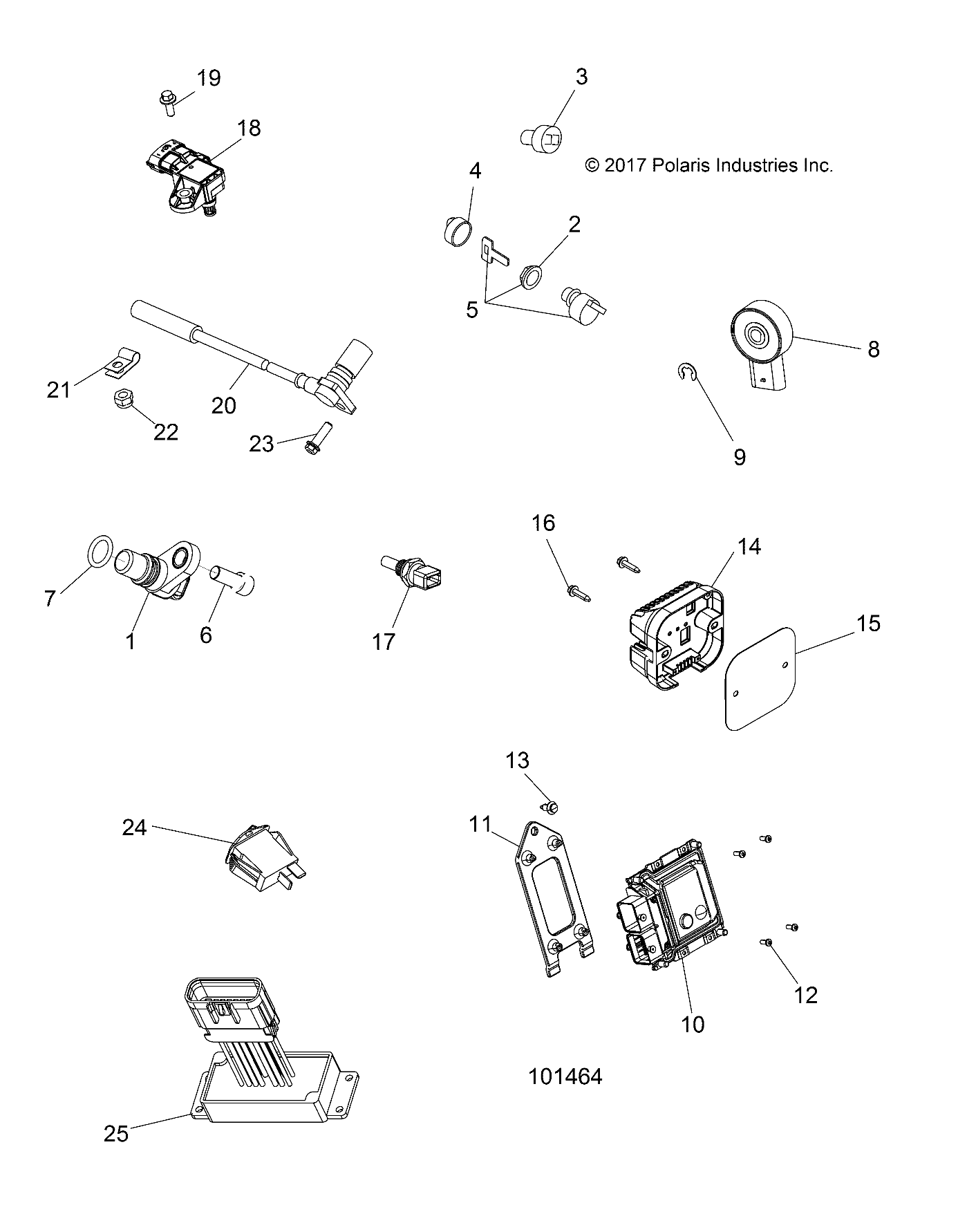 ELECTRICAL, SWITCHES, SENSORS and ECM - A19SDS57C5