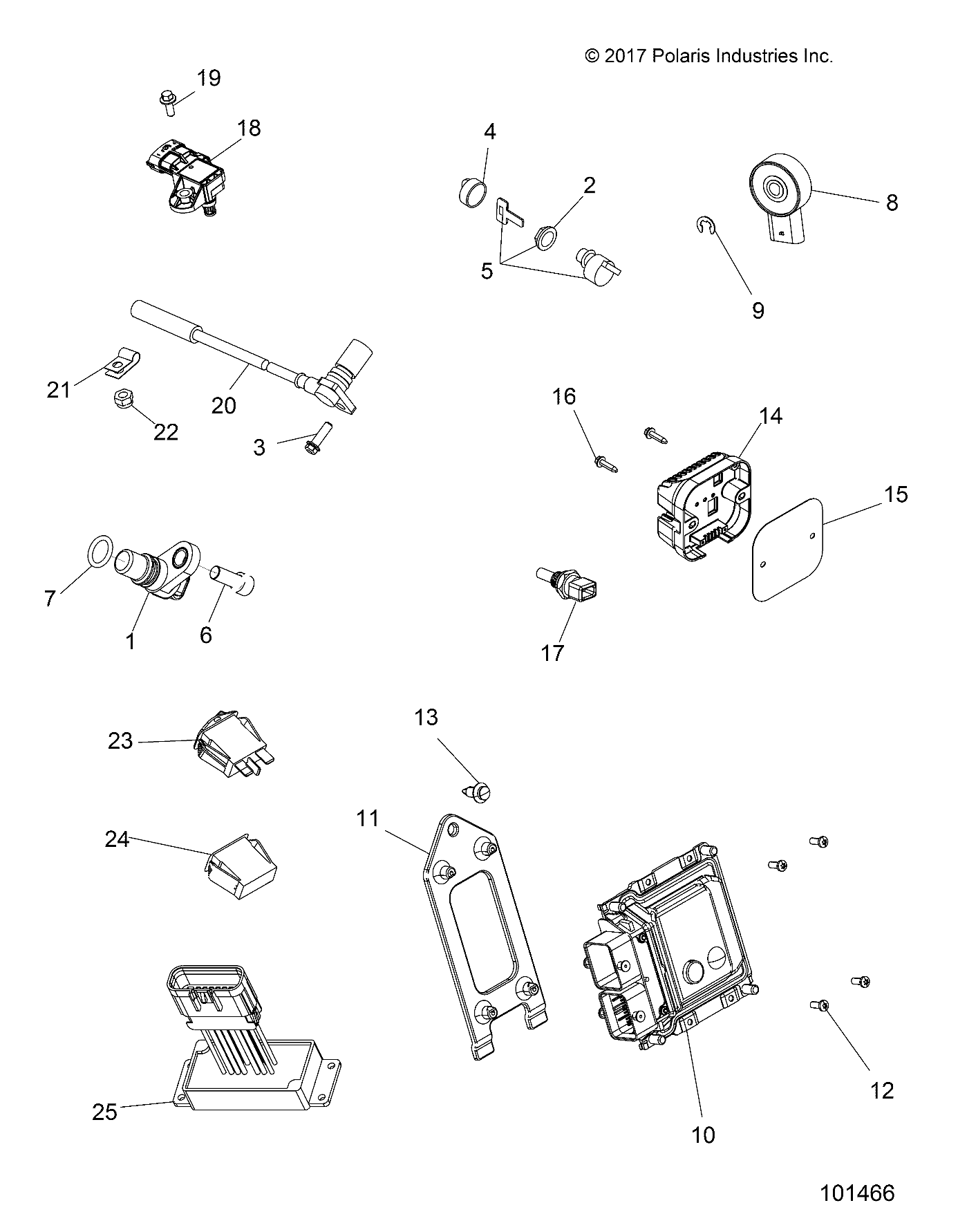 ELECTRICAL, SWITCHES, SENSORS and ECM - A18SEA57F1/SEE57F1/7